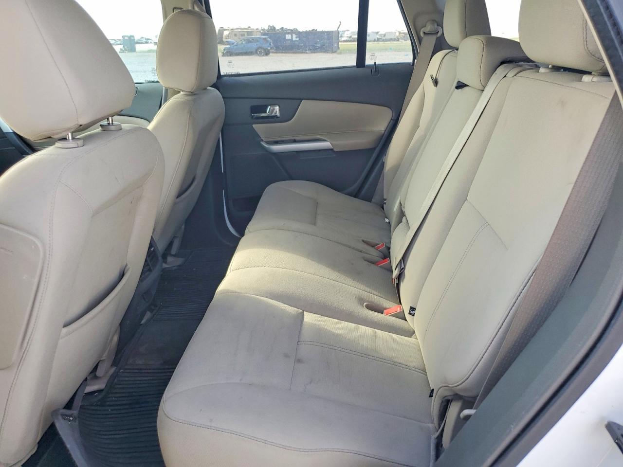 2014 Ford Edge Se White vin: 2FMDK3GC7EBA24813