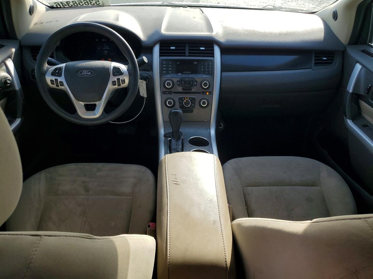 2014 Ford Edge Se White vin: 2FMDK3GC7EBA24813