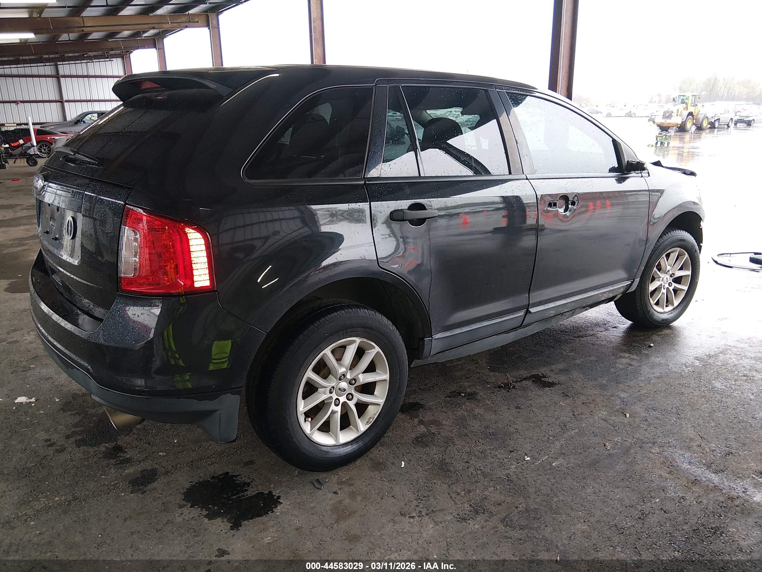 2014 Ford Edge Se Black vin: 2FMDK3GC7EBA46343