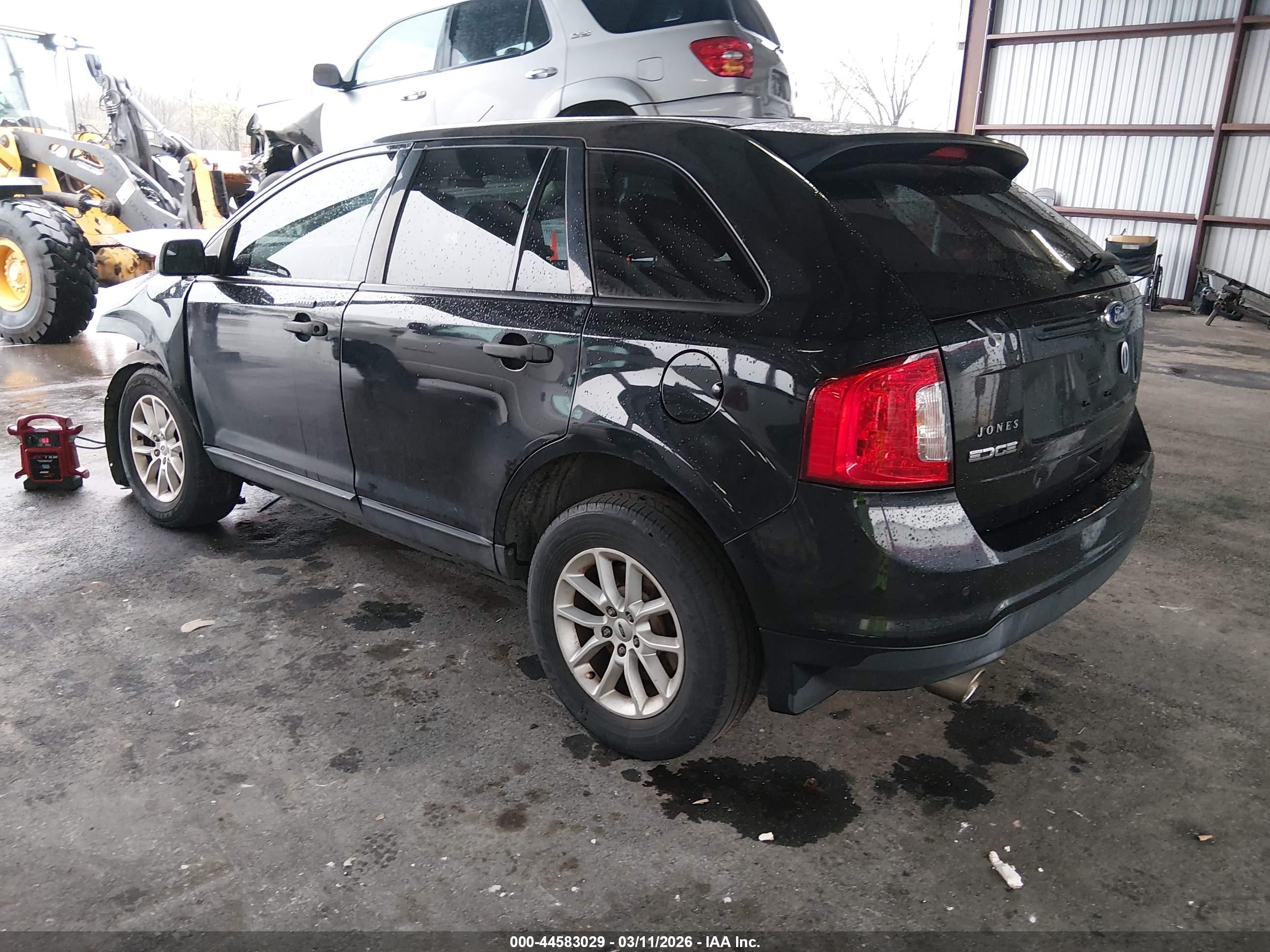 2014 Ford Edge Se Black vin: 2FMDK3GC7EBA46343