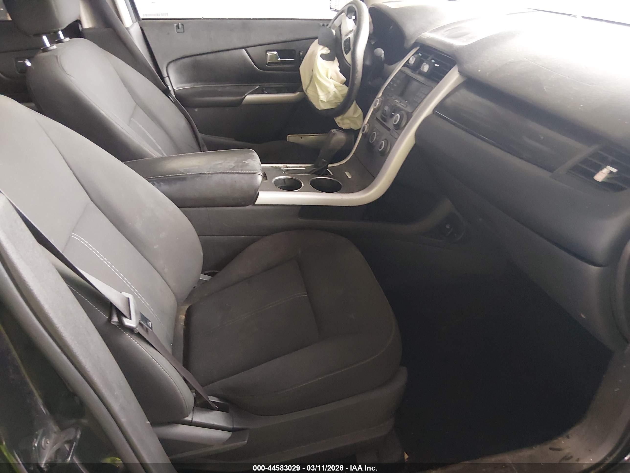 2014 Ford Edge Se Black vin: 2FMDK3GC7EBA46343