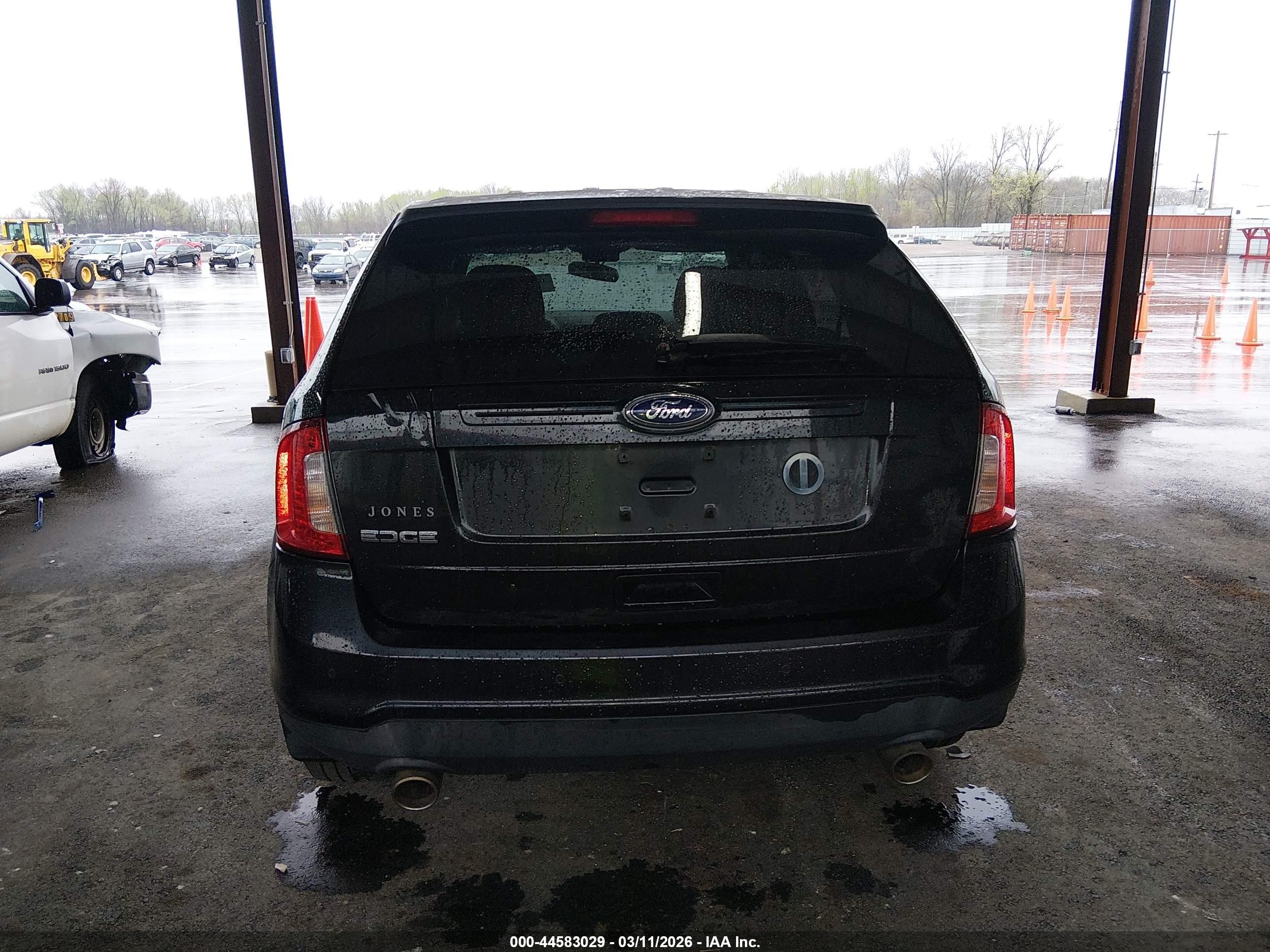 2014 Ford Edge Se Black vin: 2FMDK3GC7EBA46343