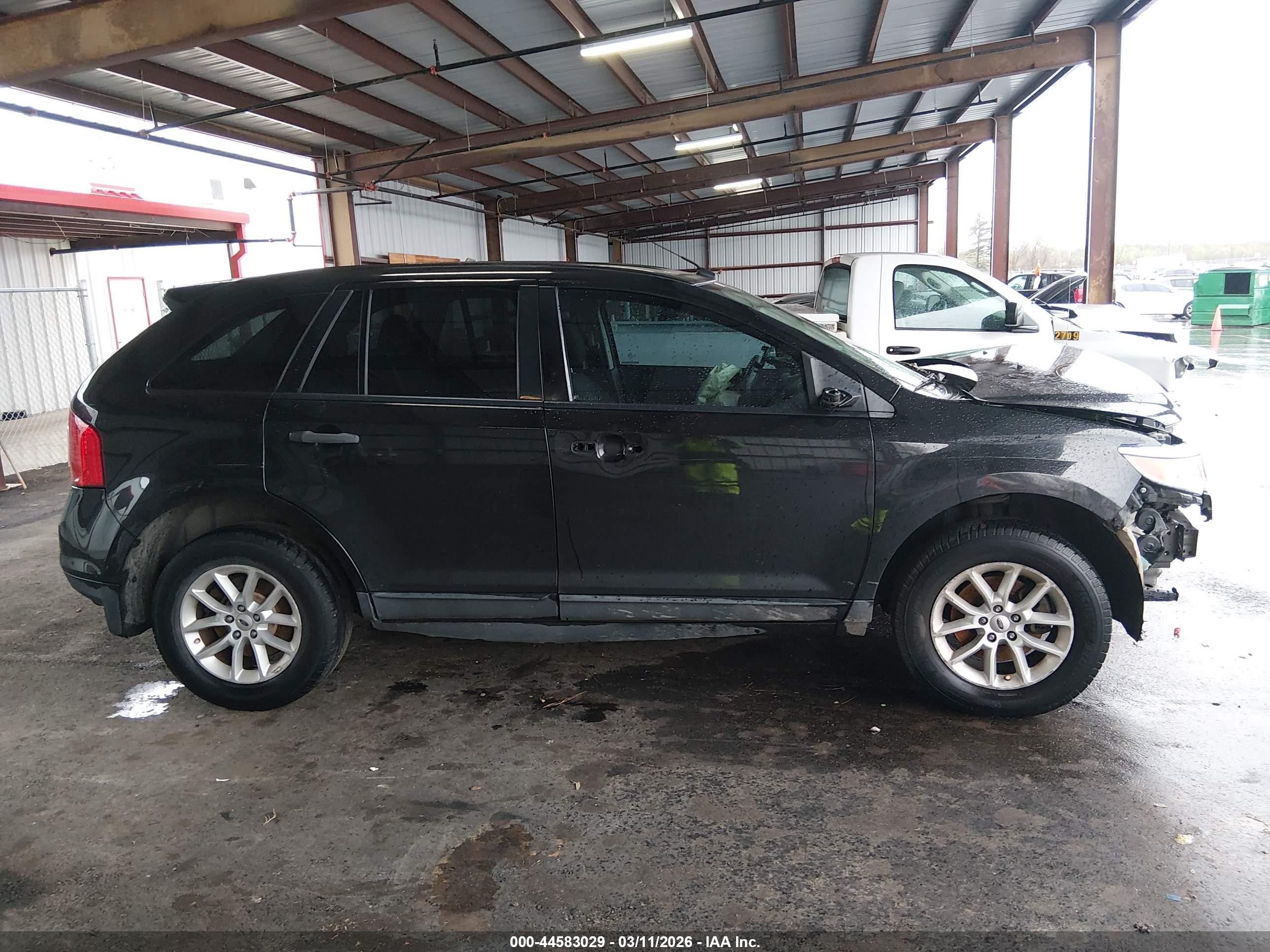 2014 Ford Edge Se Black vin: 2FMDK3GC7EBA46343