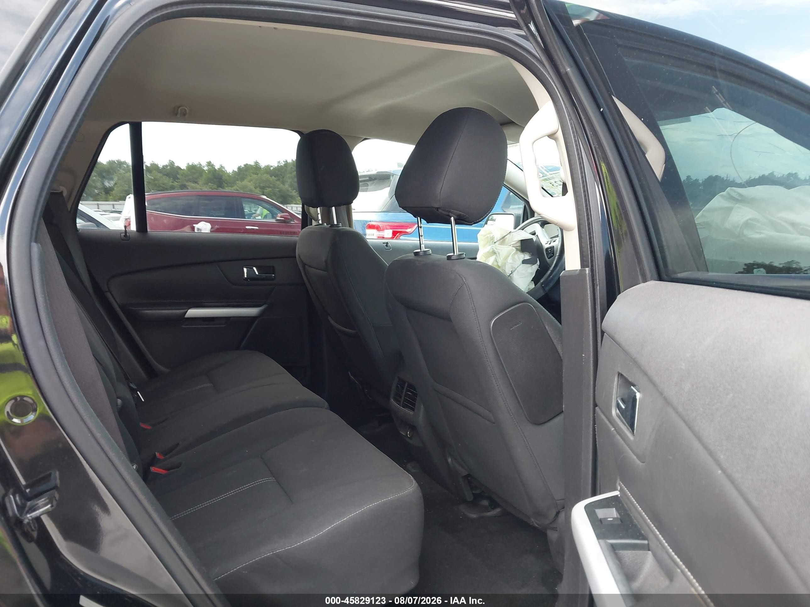 2014 Ford Edge Se Black vin: 2FMDK3GC7EBA98992