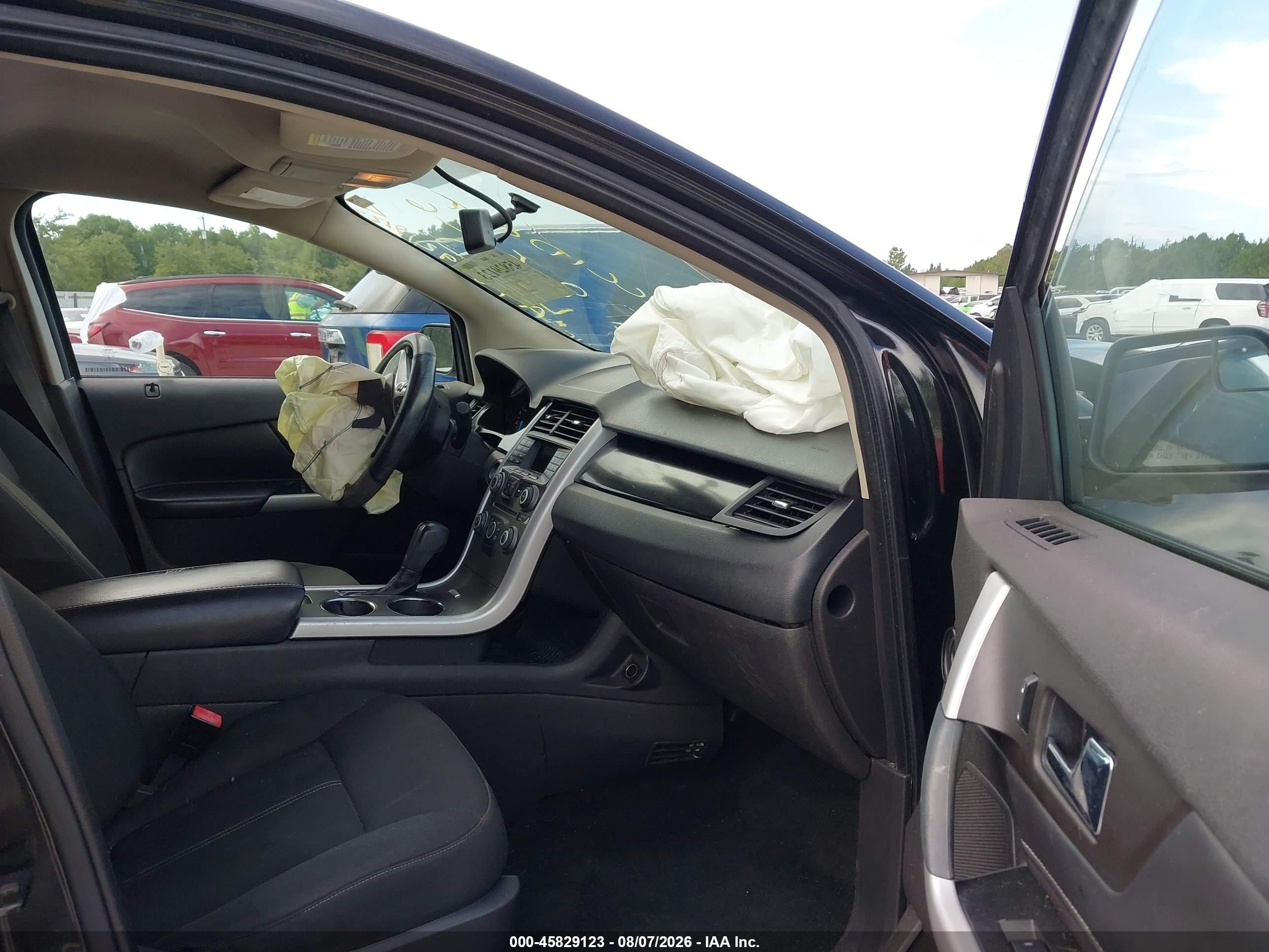 2014 Ford Edge Se Black vin: 2FMDK3GC7EBA98992