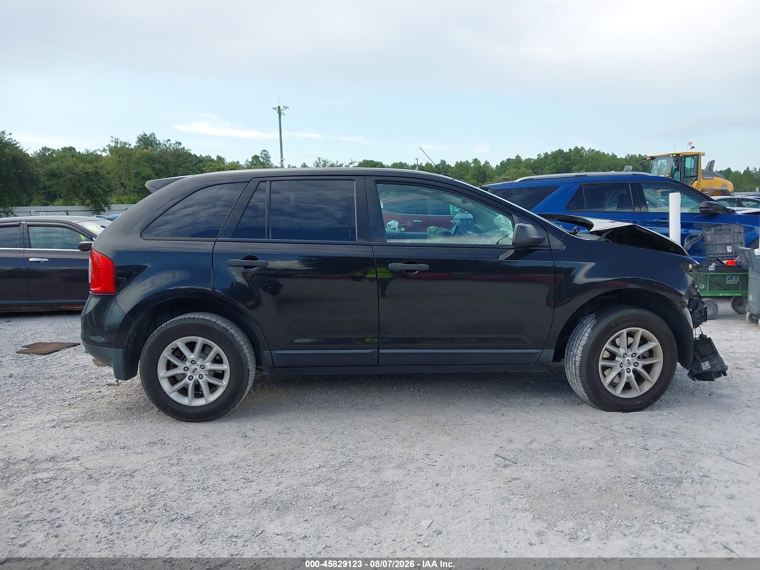 2014 Ford Edge Se Black vin: 2FMDK3GC7EBA98992