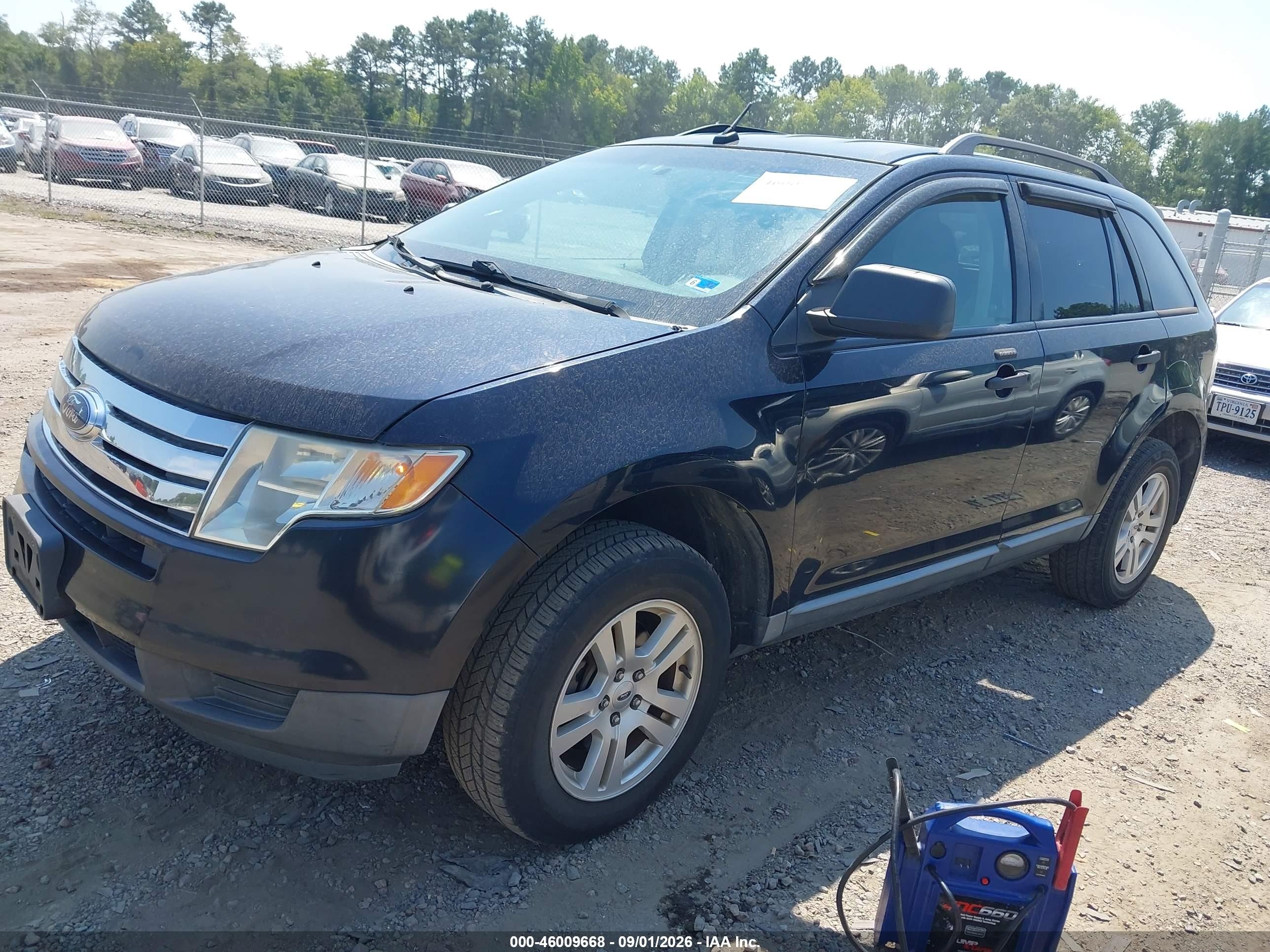 2010 Ford Edge Se Черный vin: 2FMDK3GC8ABA16424