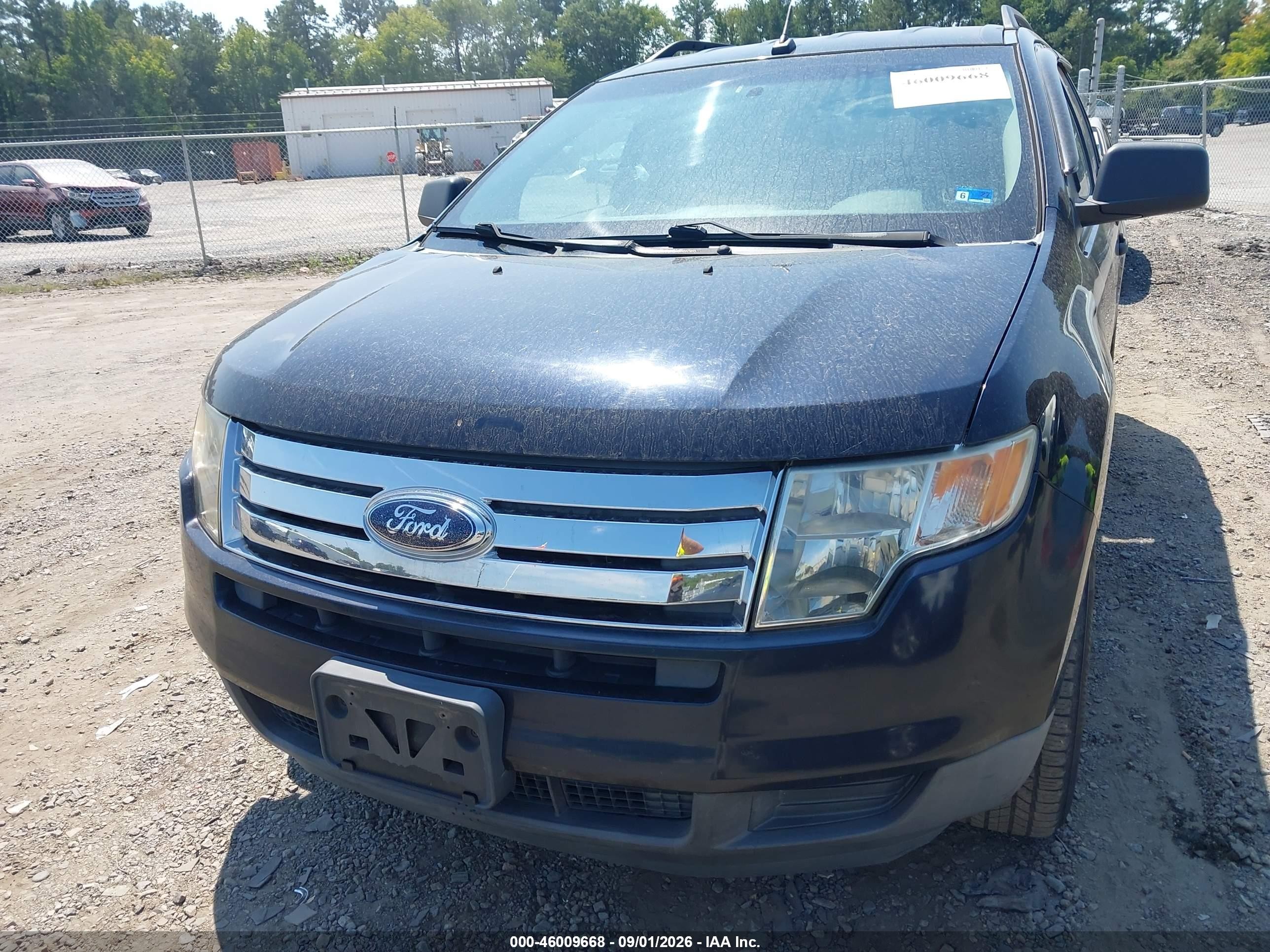 2010 Ford Edge Se Черный vin: 2FMDK3GC8ABA16424