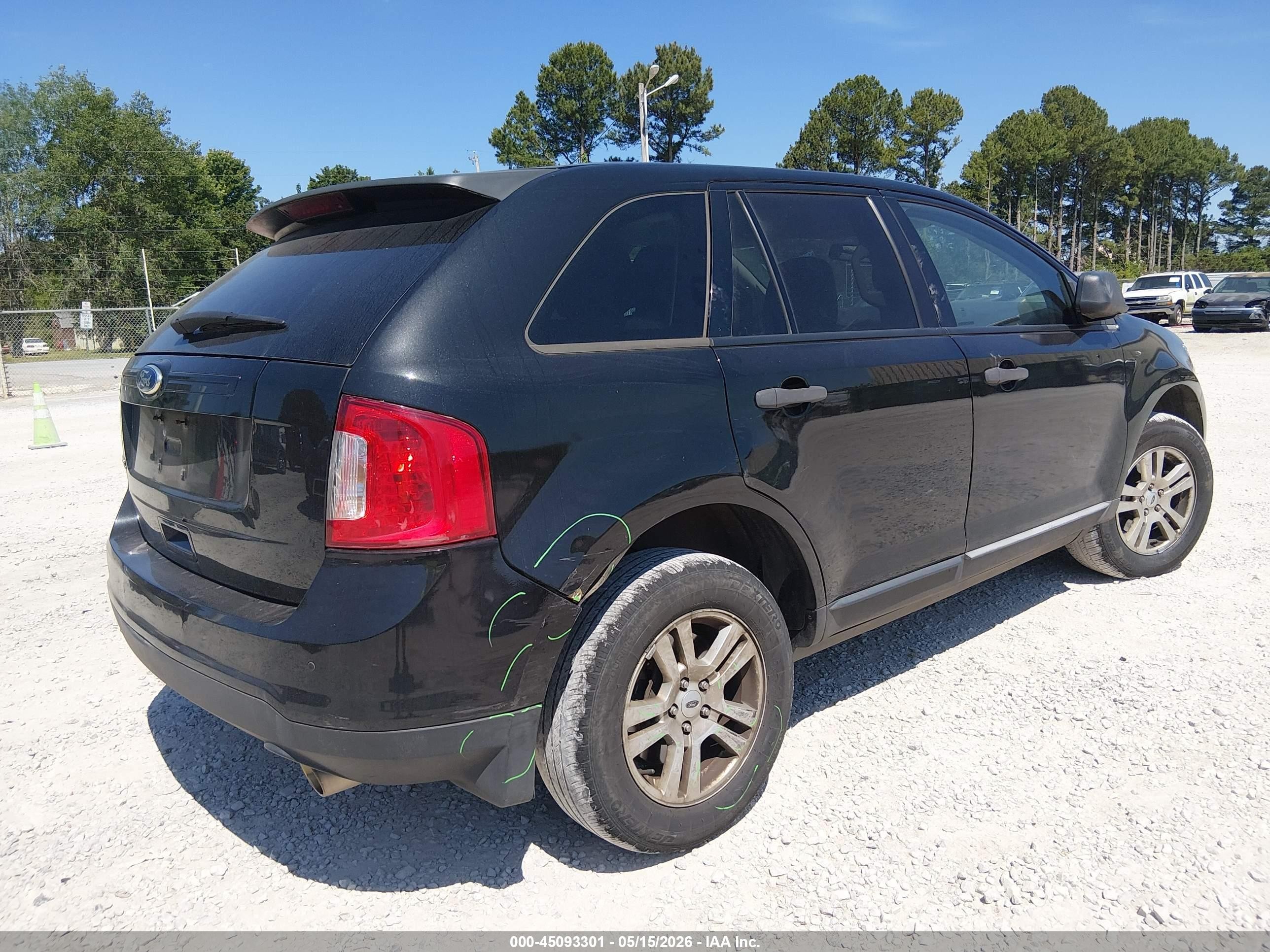 2011 Ford Edge Se Black vin: 2FMDK3GC8BBA33614
