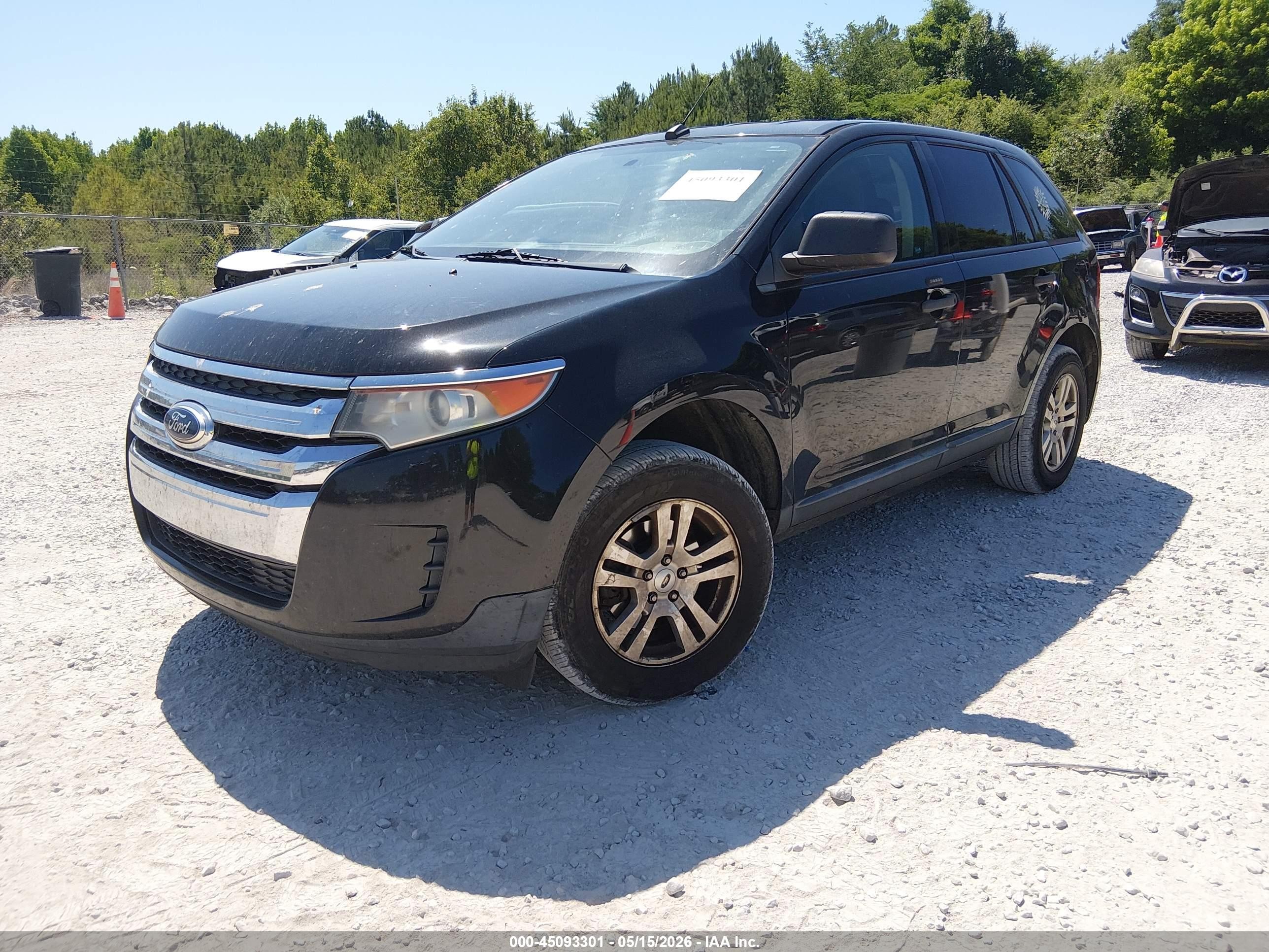 2011 Ford Edge Se Black vin: 2FMDK3GC8BBA33614