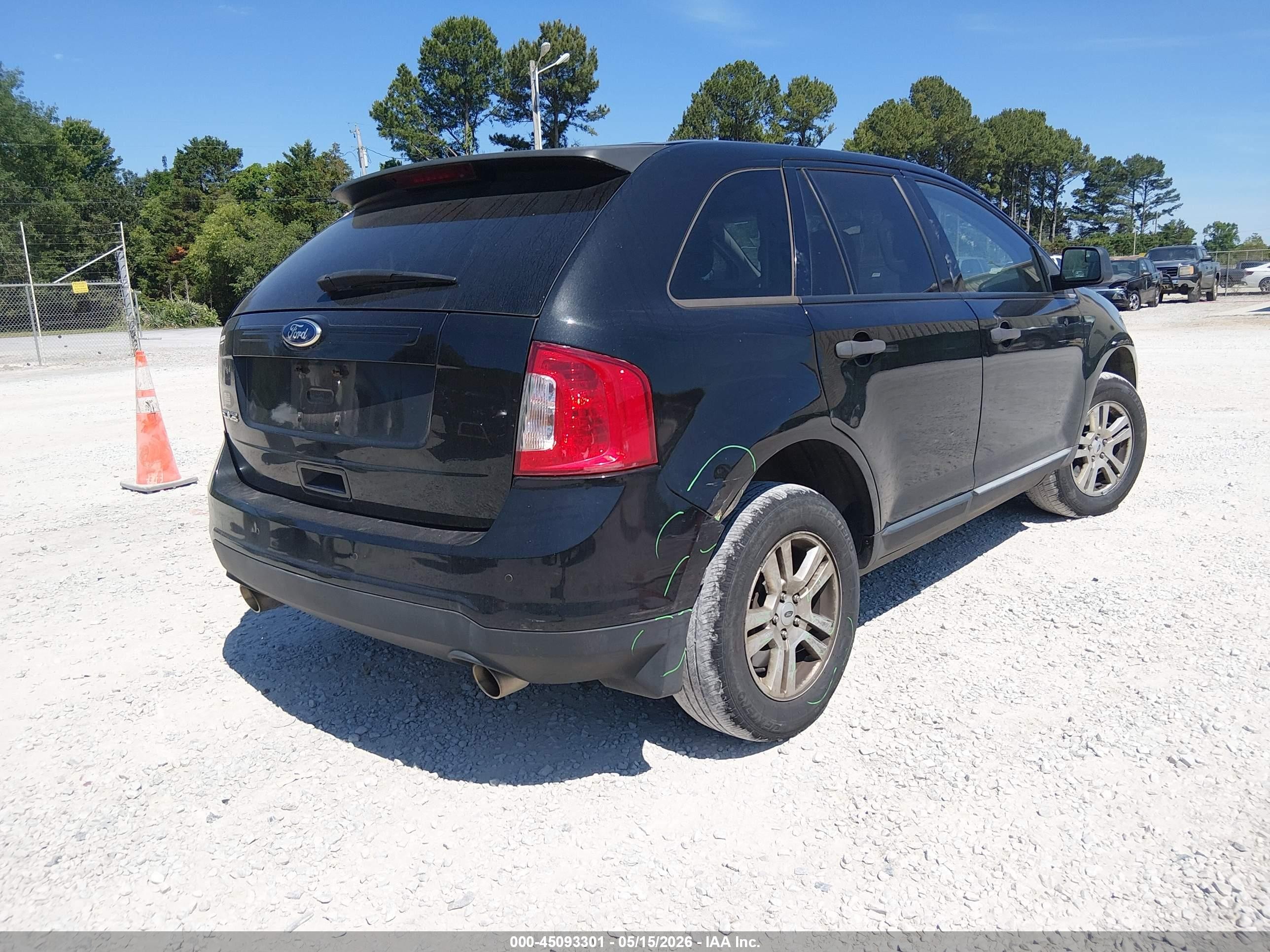 2011 Ford Edge Se Black vin: 2FMDK3GC8BBA33614