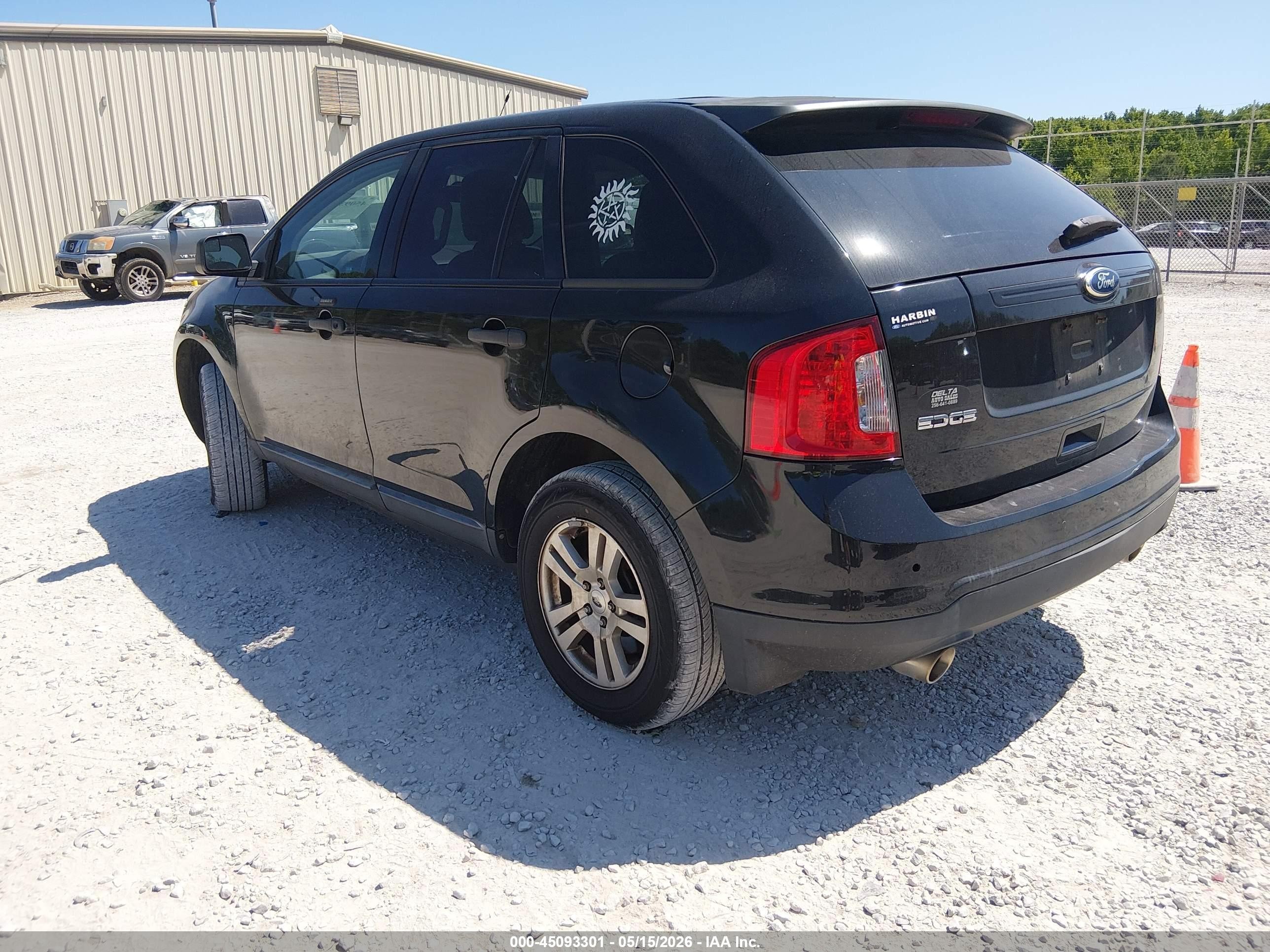 2011 Ford Edge Se Black vin: 2FMDK3GC8BBA33614