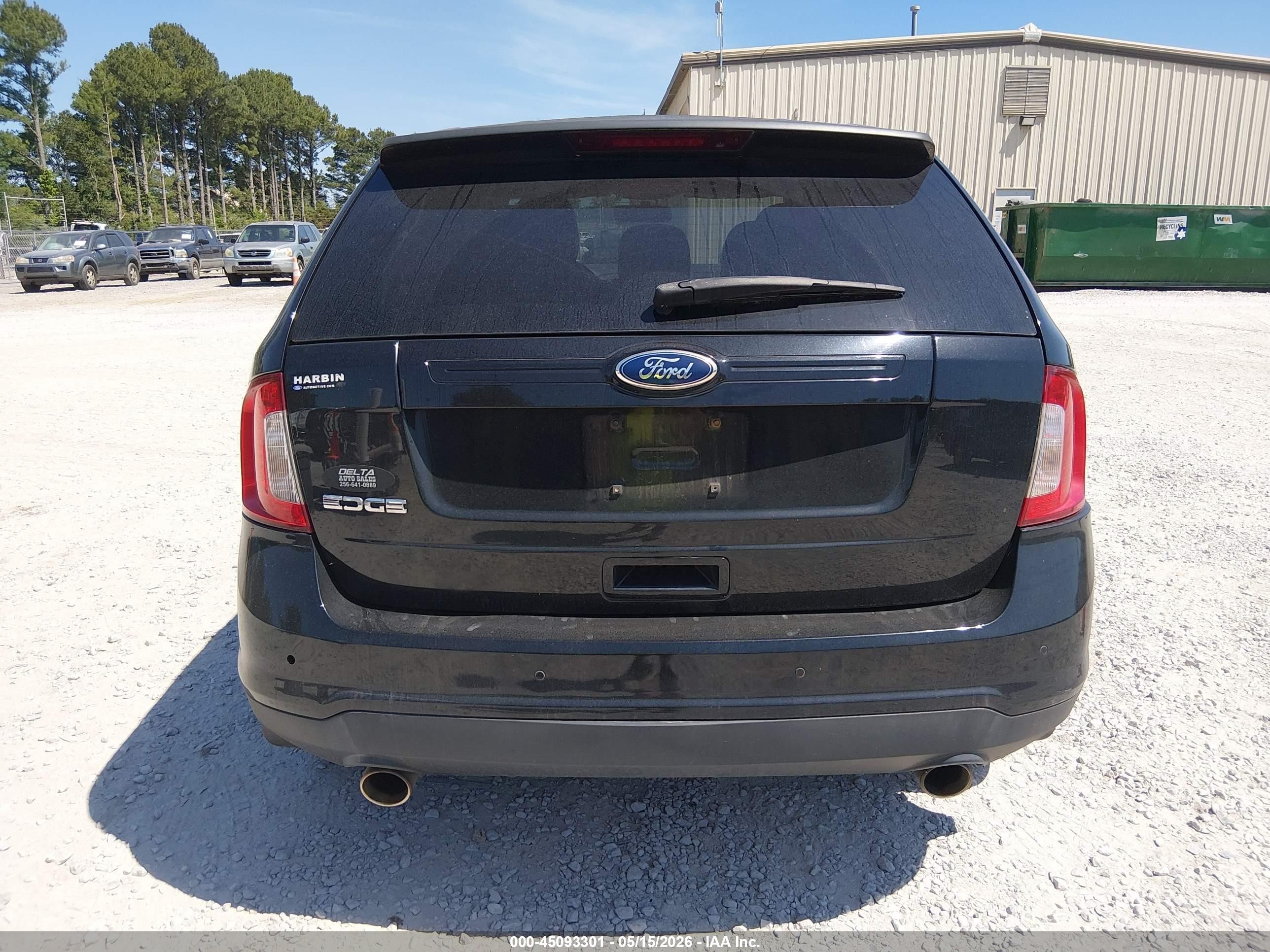 2011 Ford Edge Se Black vin: 2FMDK3GC8BBA33614