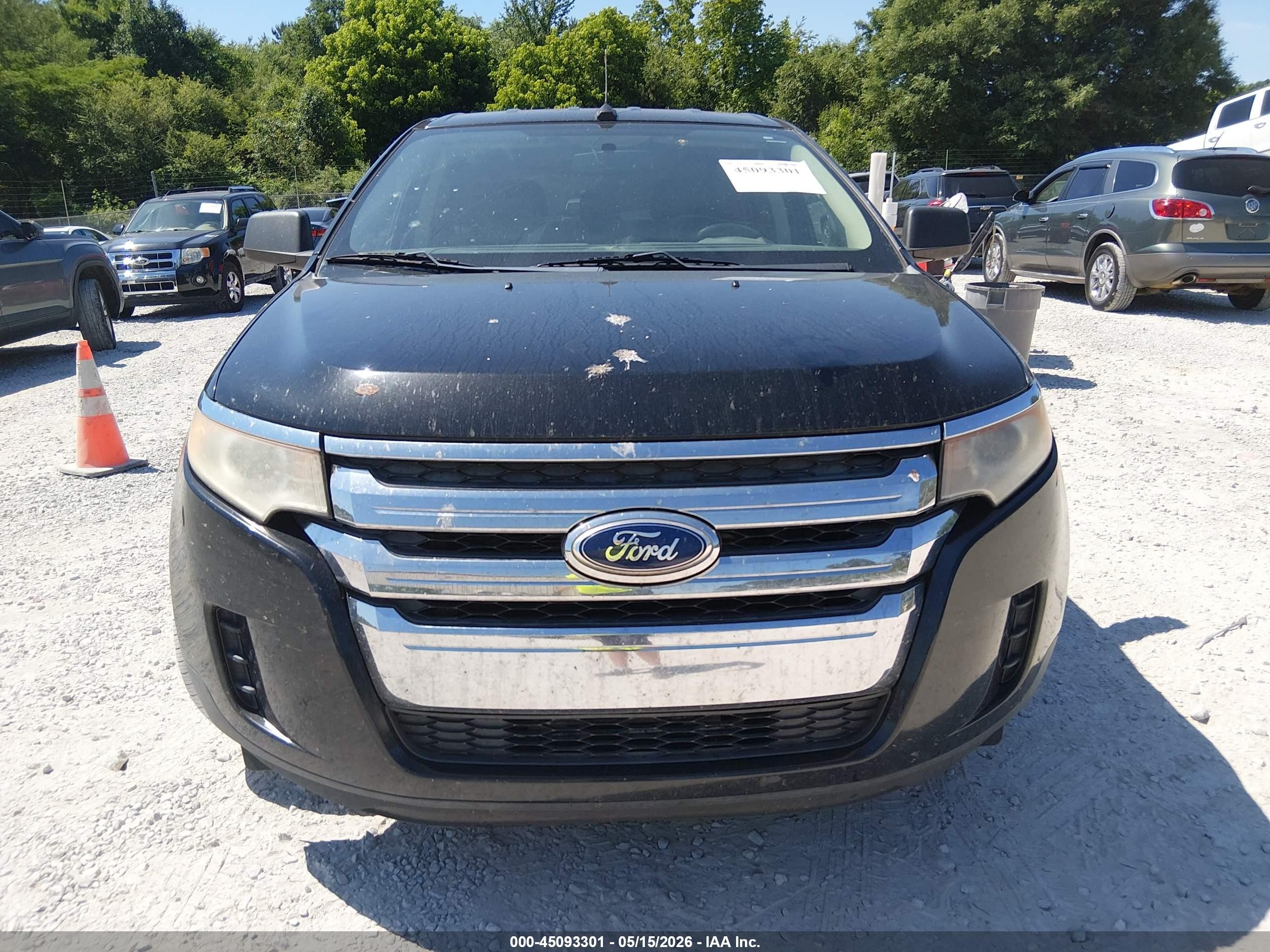 2011 Ford Edge Se Black vin: 2FMDK3GC8BBA33614