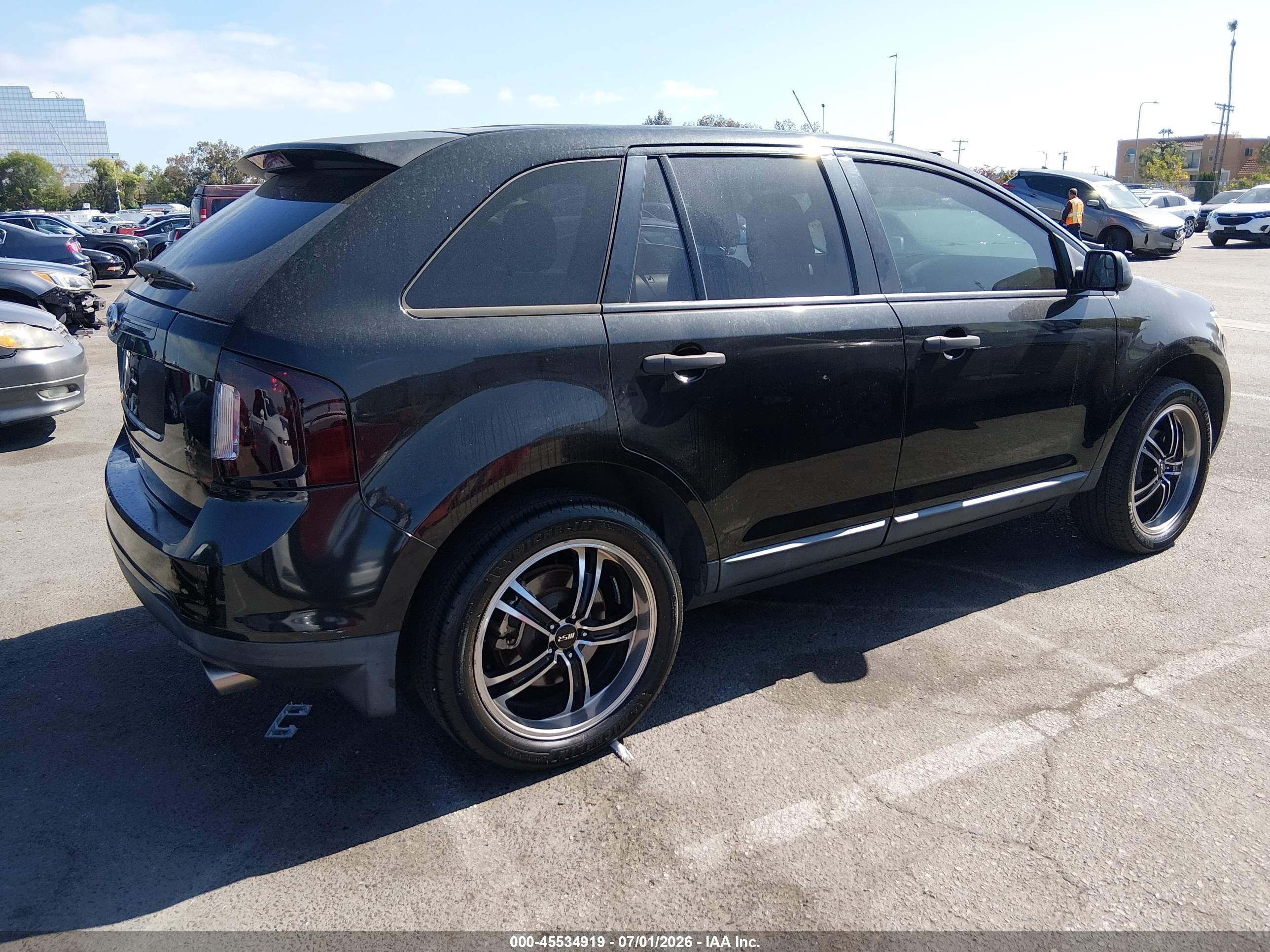 2011 Ford Edge Se Black vin: 2FMDK3GC8BBA99970