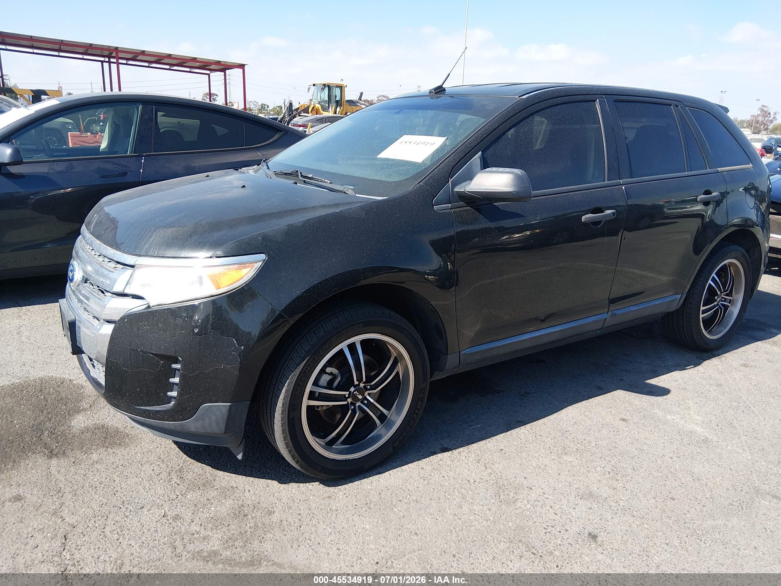 2011 Ford Edge Se Black vin: 2FMDK3GC8BBA99970
