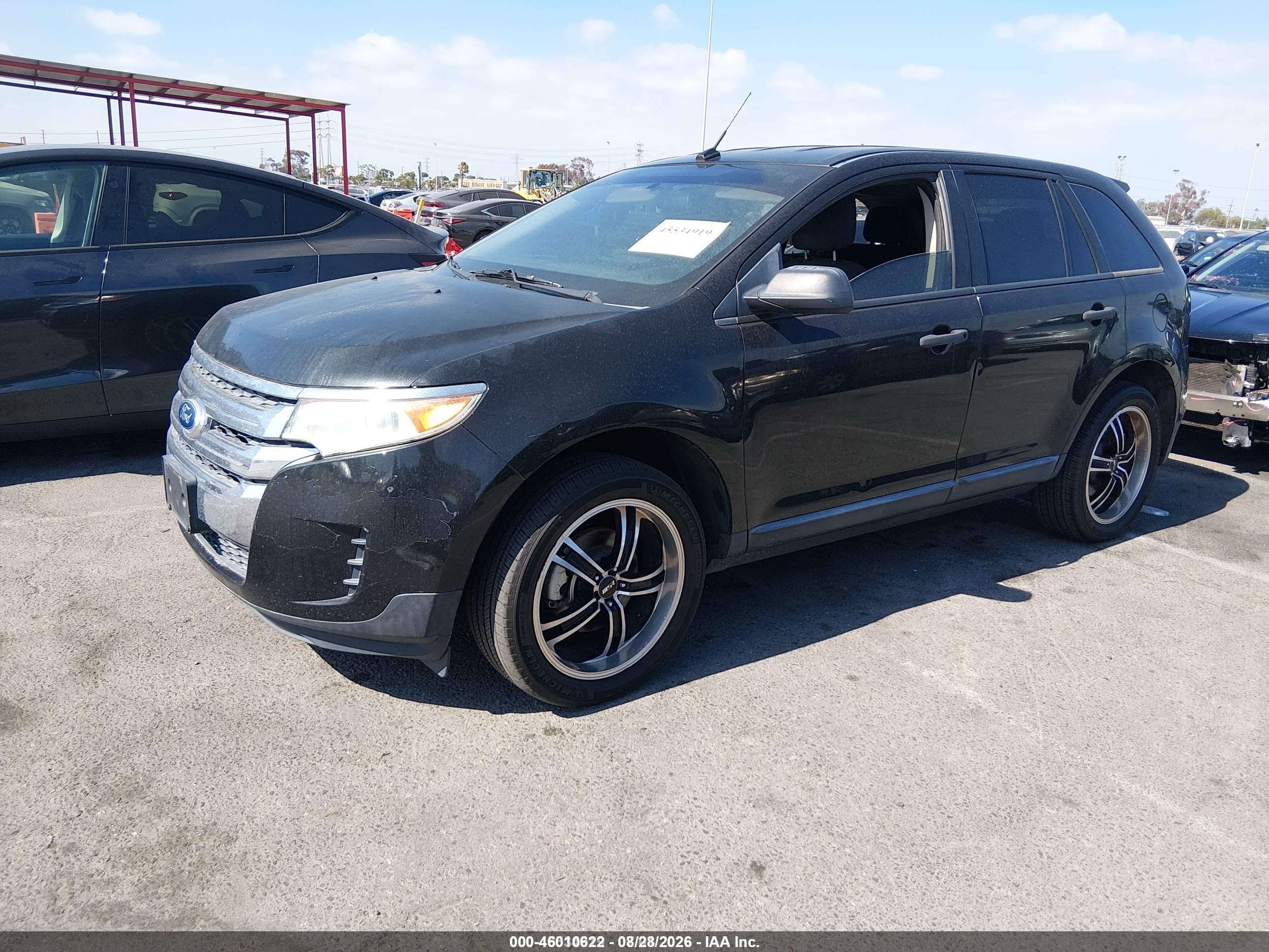 2011 Ford Edge Se Black vin: 2FMDK3GC8BBA99970