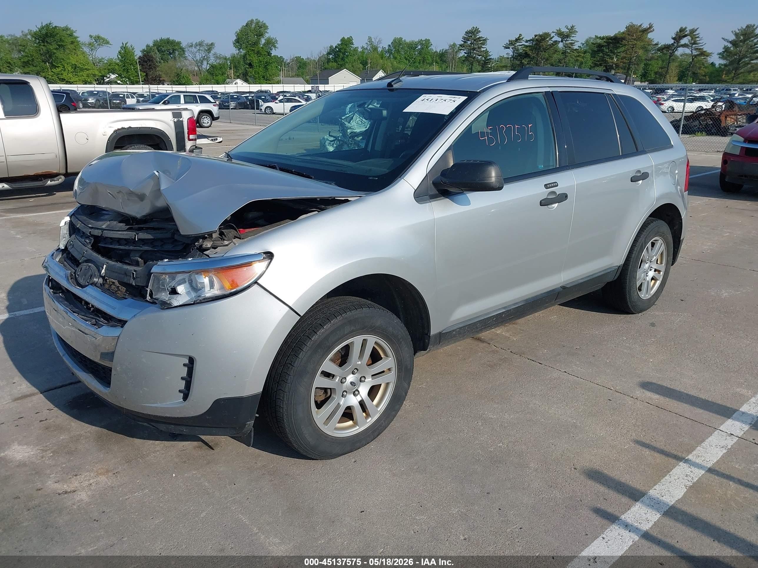 2011 Ford Edge Se Silver vin: 2FMDK3GC8BBB03001