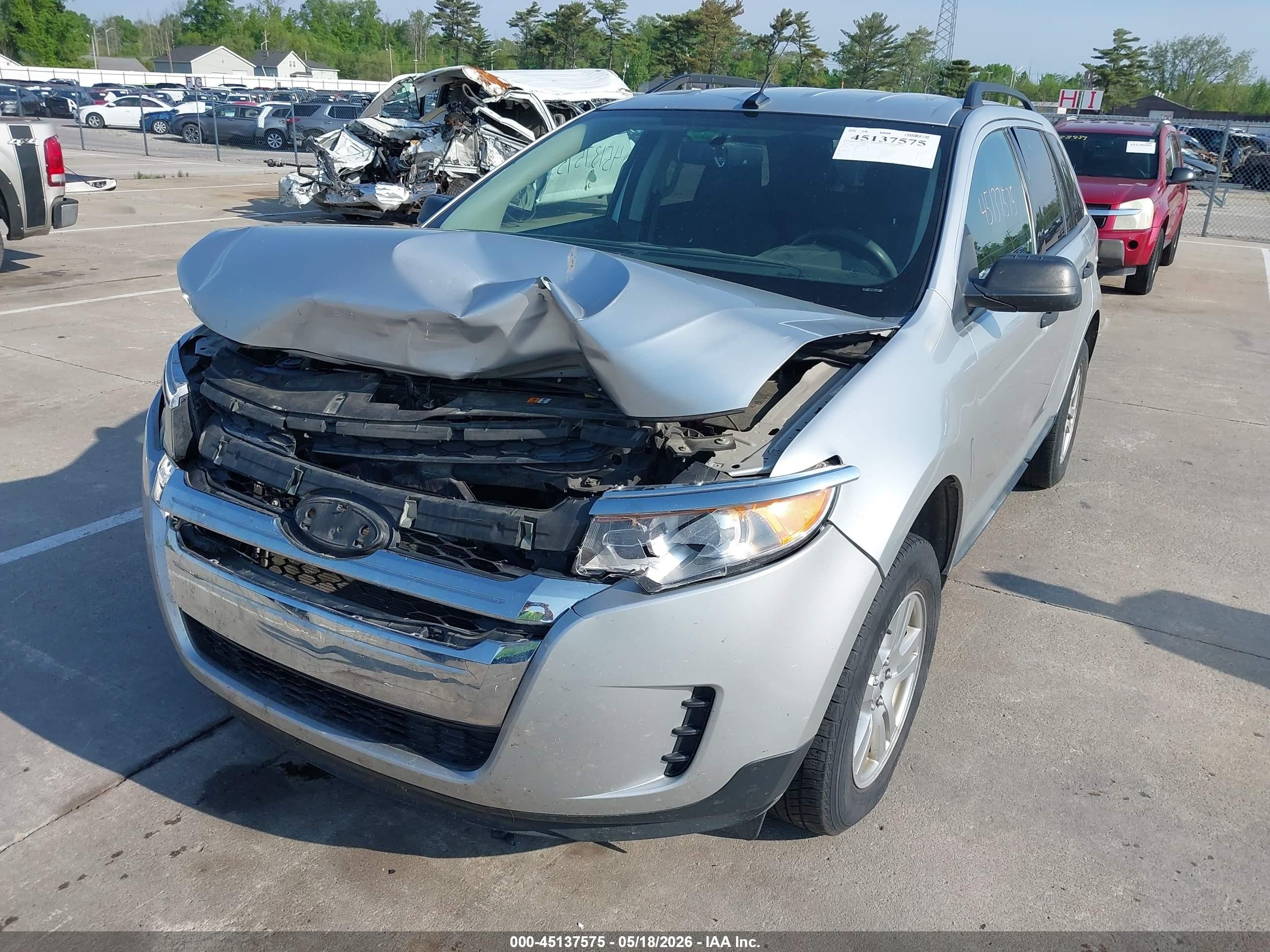 2011 Ford Edge Se Silver vin: 2FMDK3GC8BBB03001