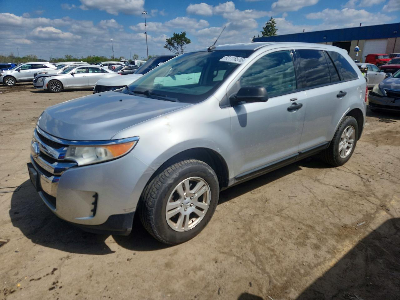 2012 Ford Edge Se Silver vin: 2FMDK3GC8CBA18953