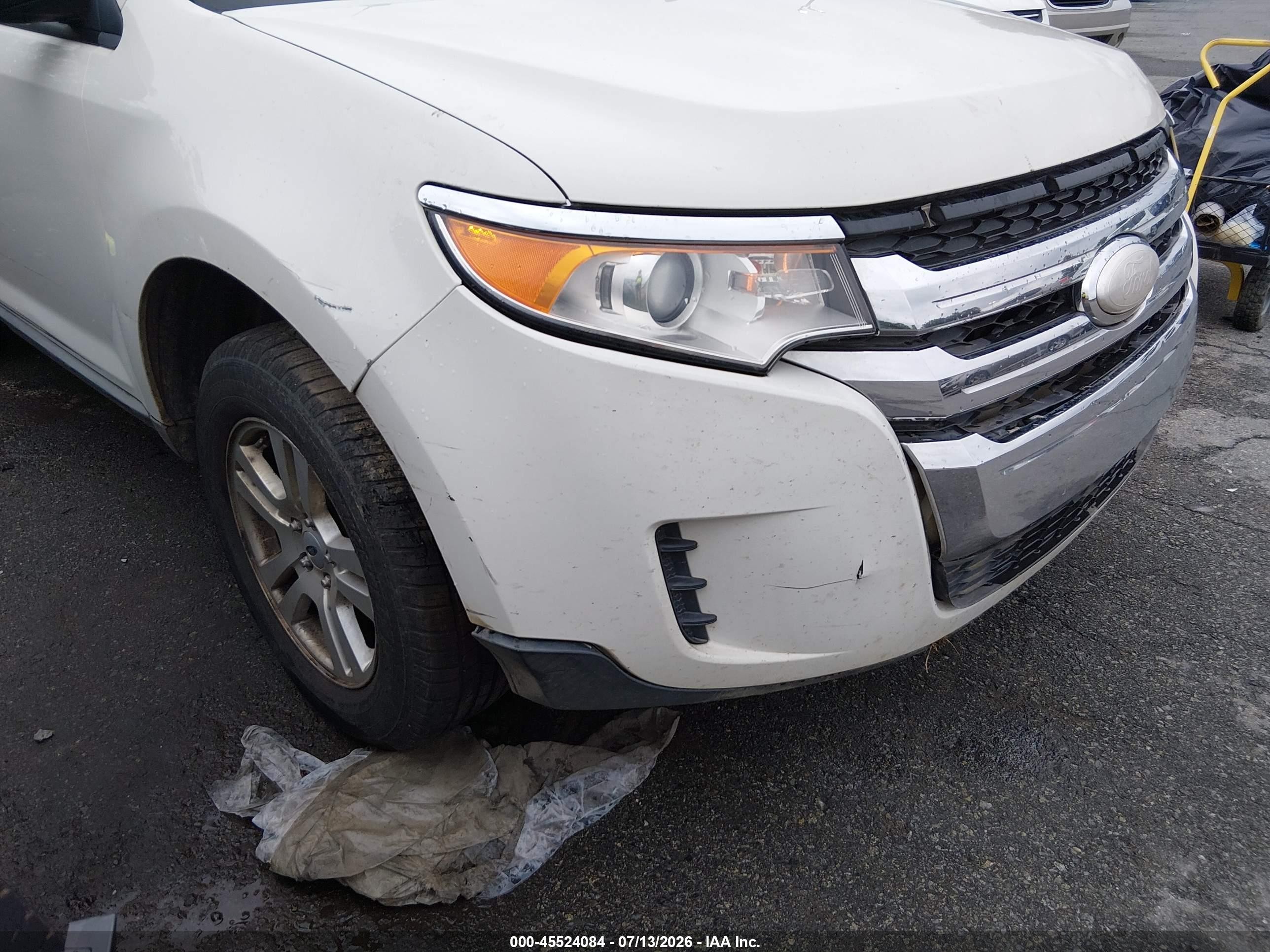 2012 Ford Edge Se White vin: 2FMDK3GC8CBA60958