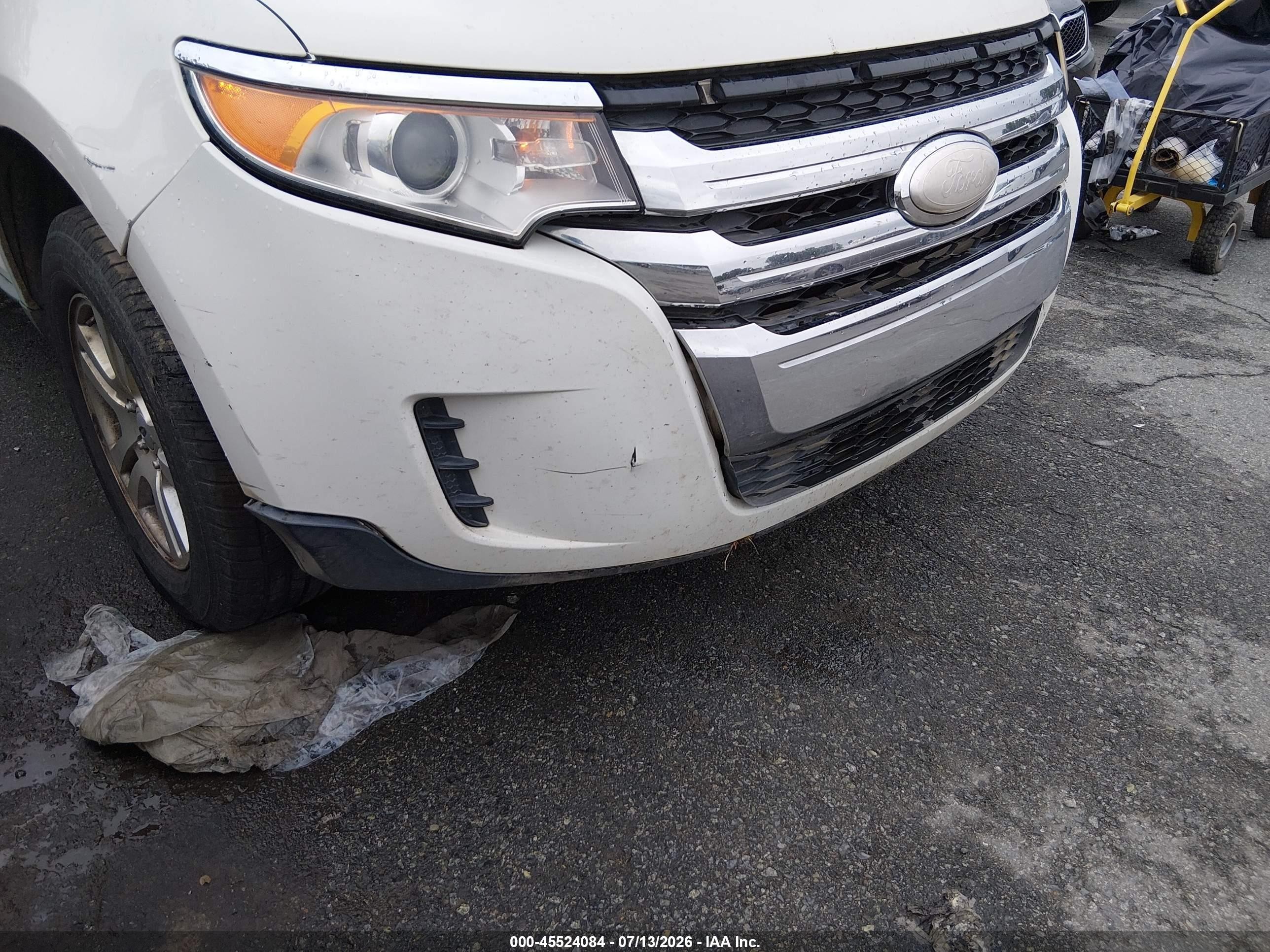 2012 Ford Edge Se White vin: 2FMDK3GC8CBA60958
