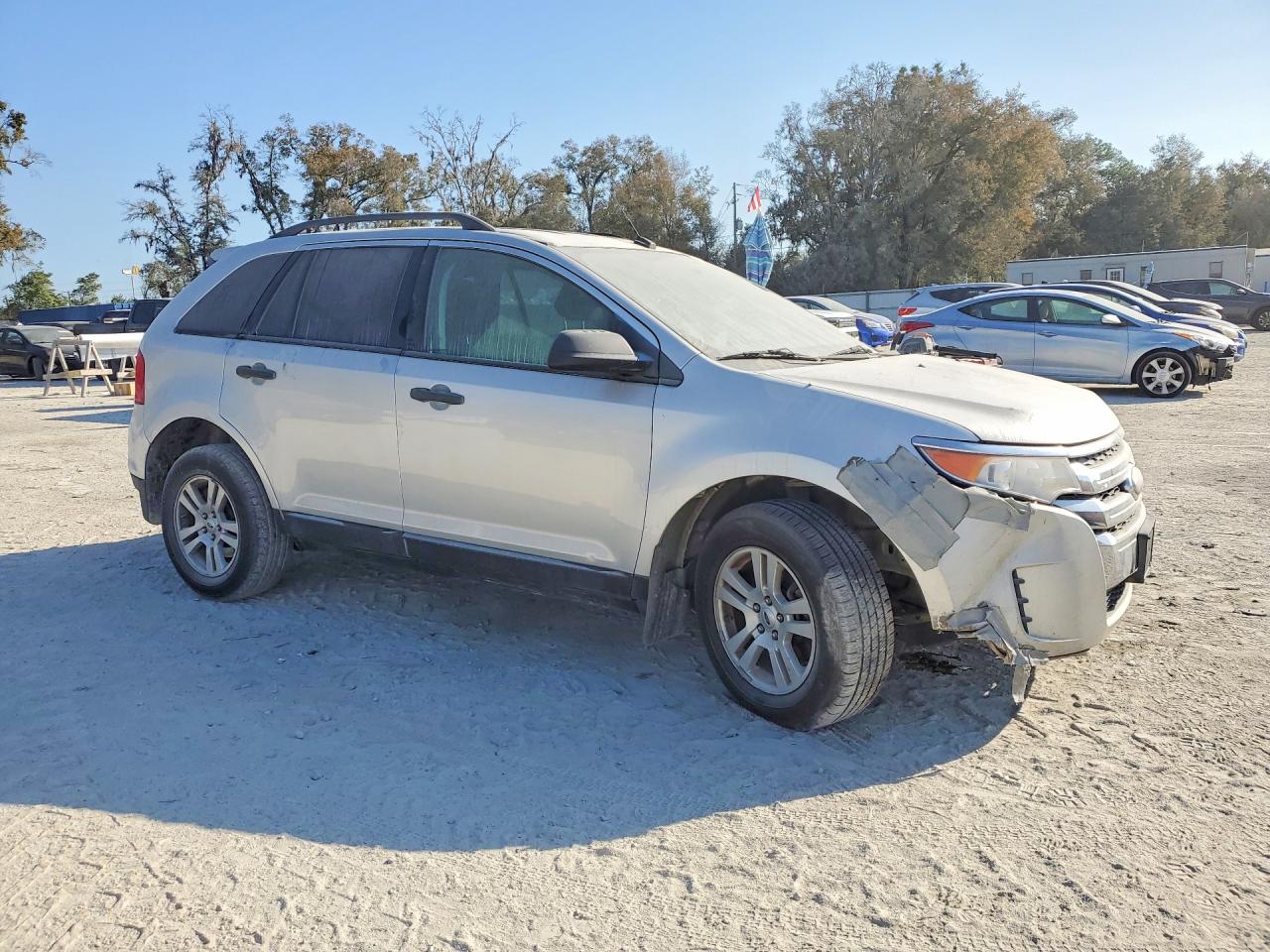 2013 Ford Edge Se Silver vin: 2FMDK3GC8DBA60332