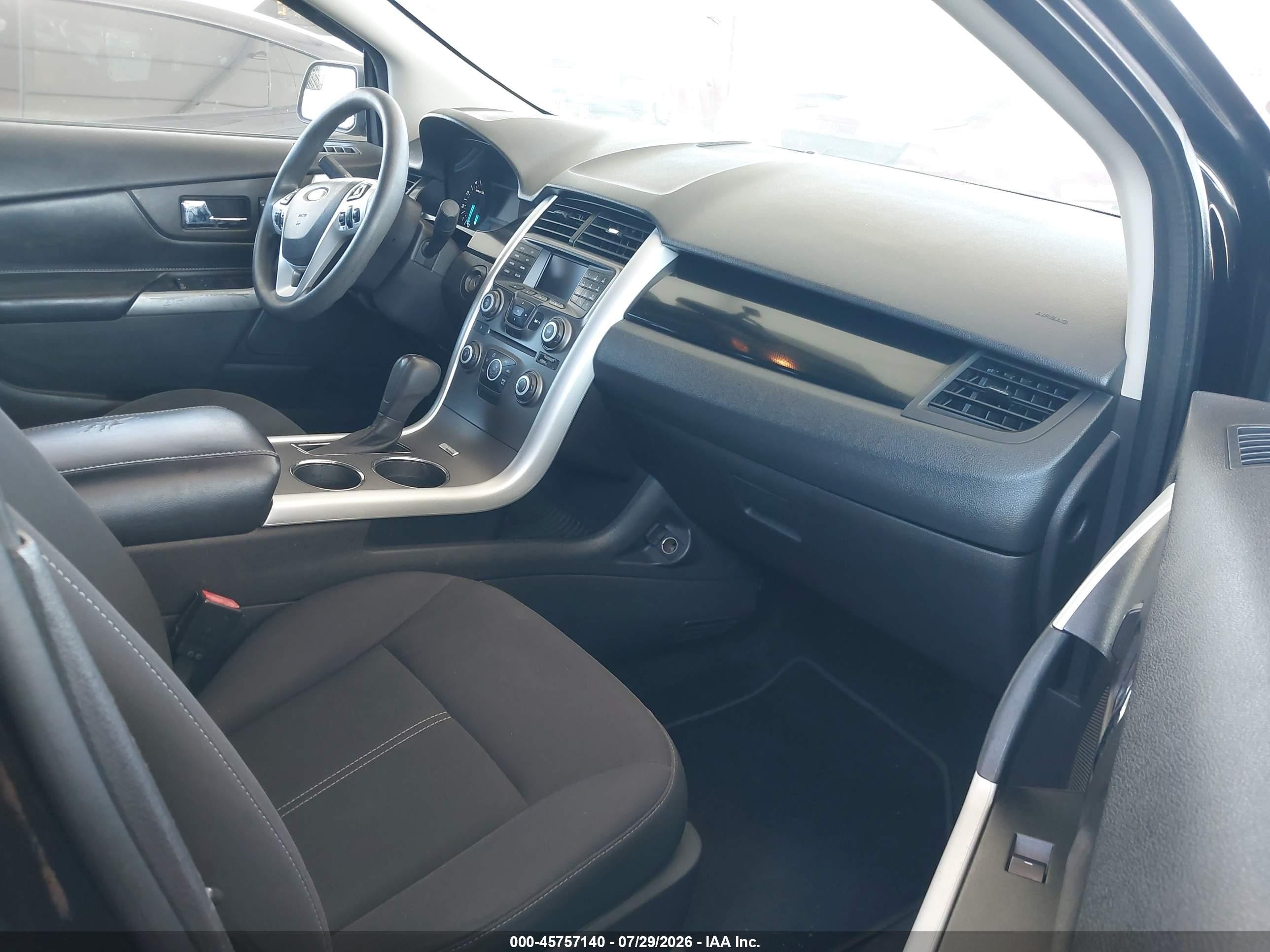 2013 Ford Edge Se Black vin: 2FMDK3GC8DBB30735
