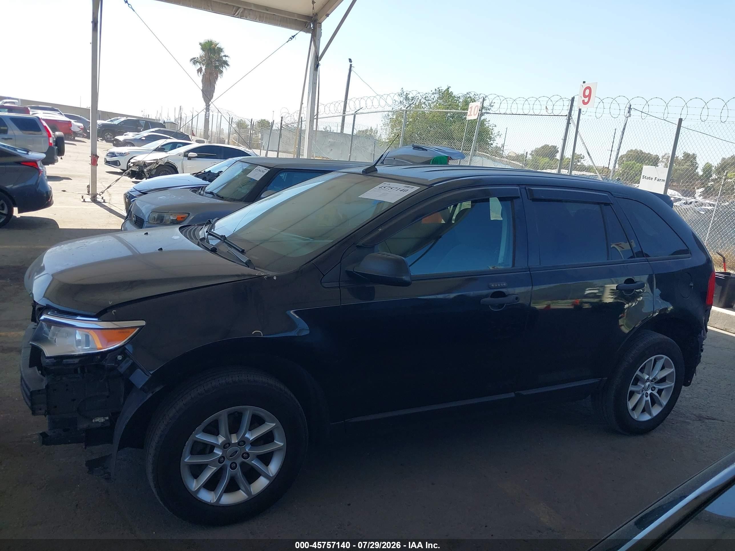 2013 Ford Edge Se Black vin: 2FMDK3GC8DBB30735