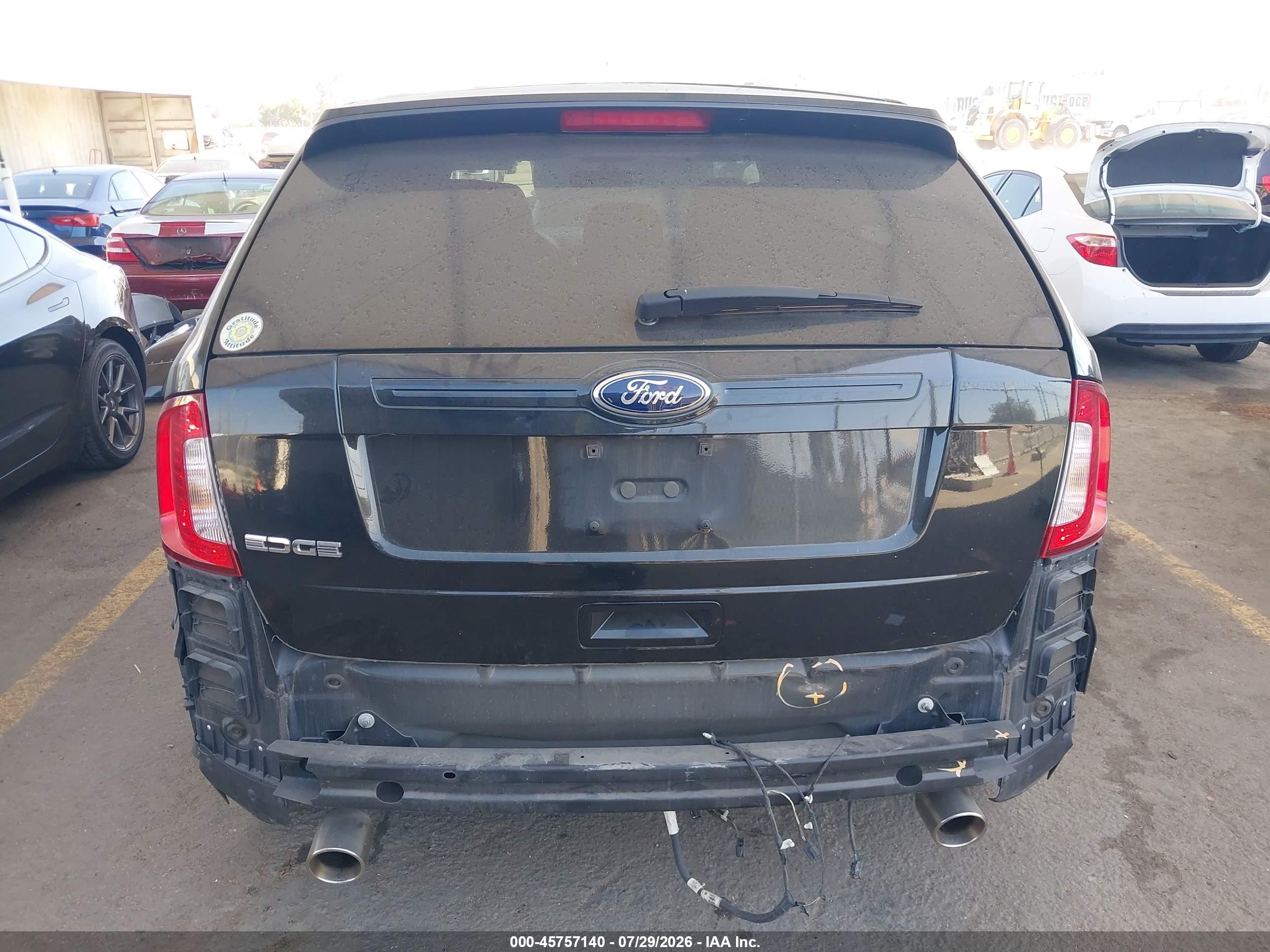 2013 Ford Edge Se Black vin: 2FMDK3GC8DBB30735