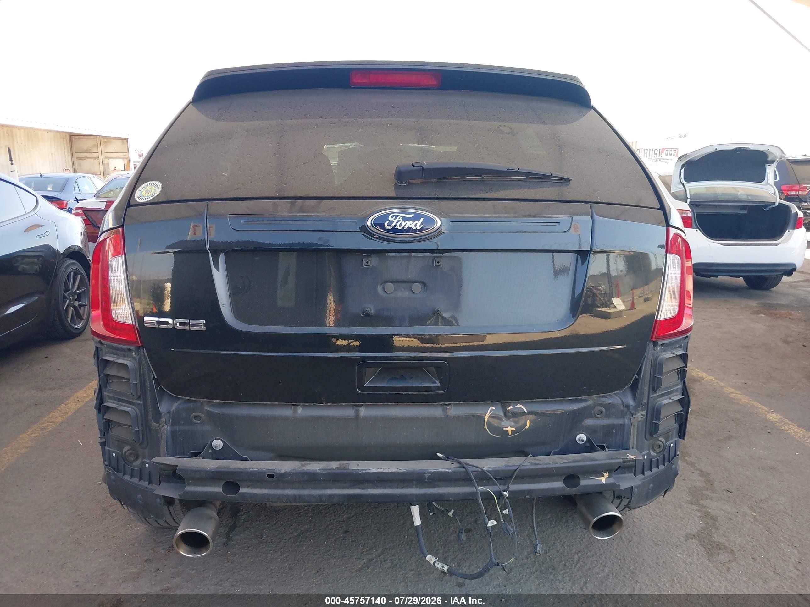 2013 Ford Edge Se Black vin: 2FMDK3GC8DBB30735