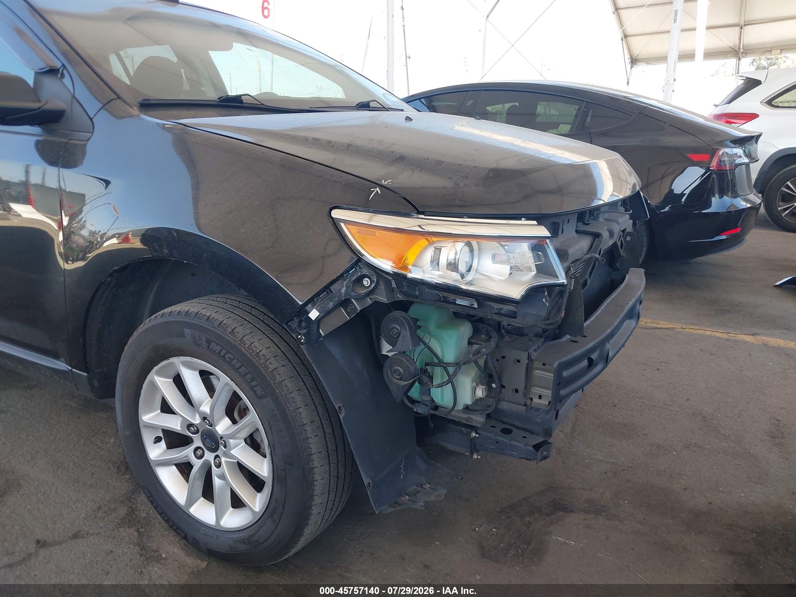 2013 Ford Edge Se Black vin: 2FMDK3GC8DBB30735