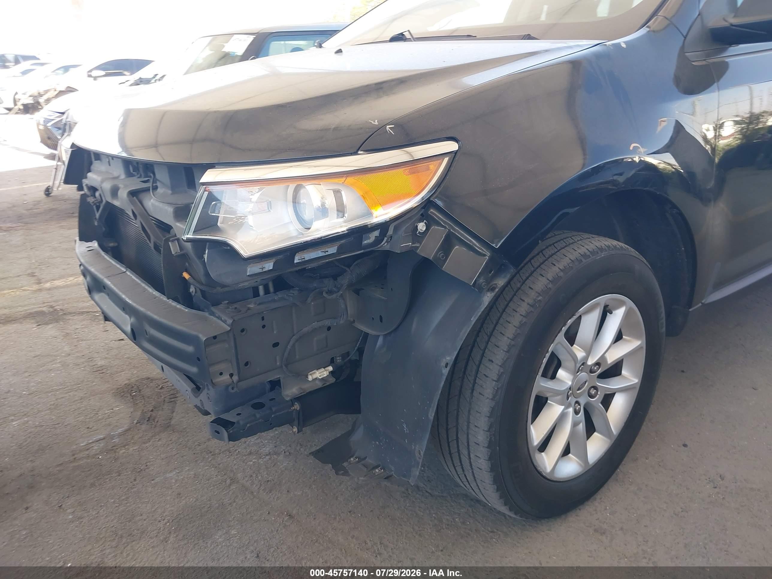 2013 Ford Edge Se Black vin: 2FMDK3GC8DBB30735