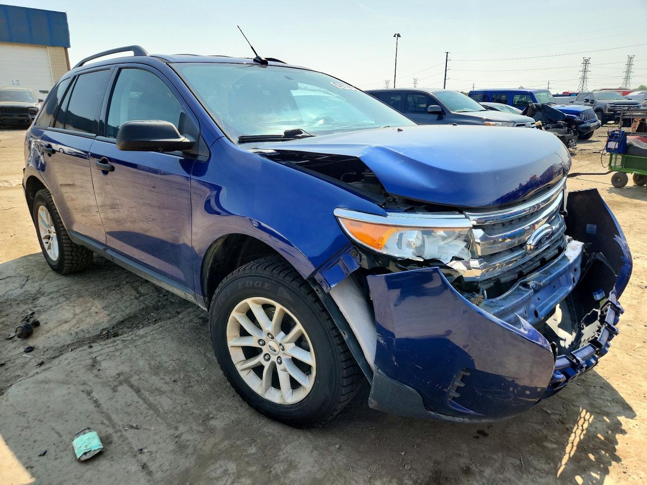 2013 Ford Edge Se Blue vin: 2FMDK3GC8DBC84555