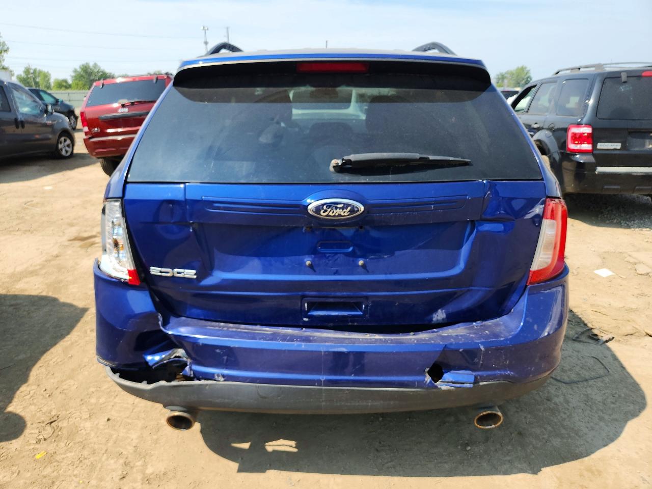 2013 Ford Edge Se Blue vin: 2FMDK3GC8DBC84555