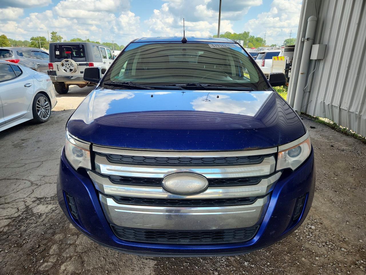 2014 Ford Edge Se Blue vin: 2FMDK3GC8EBA77911