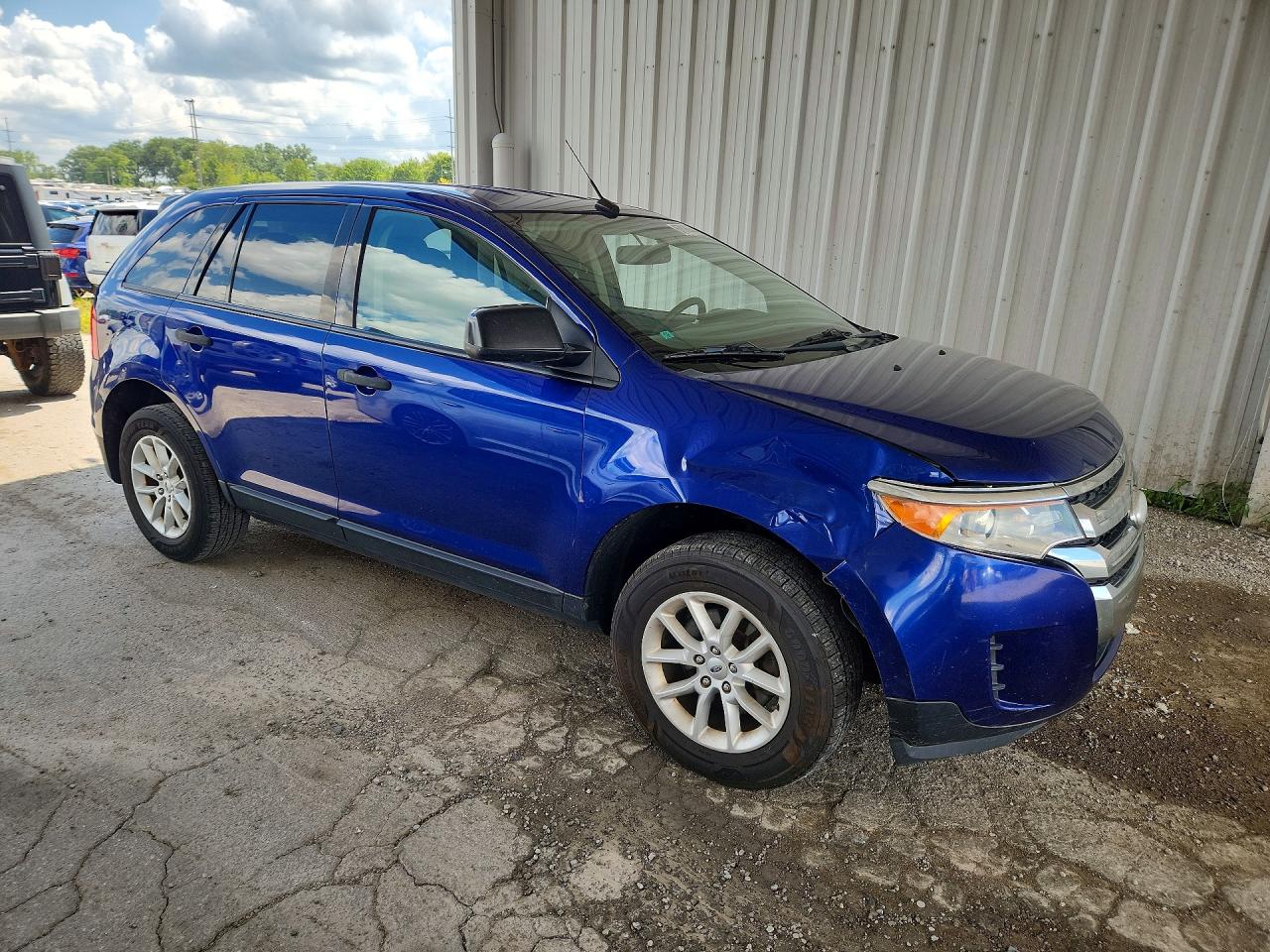 2014 Ford Edge Se Blue vin: 2FMDK3GC8EBA77911