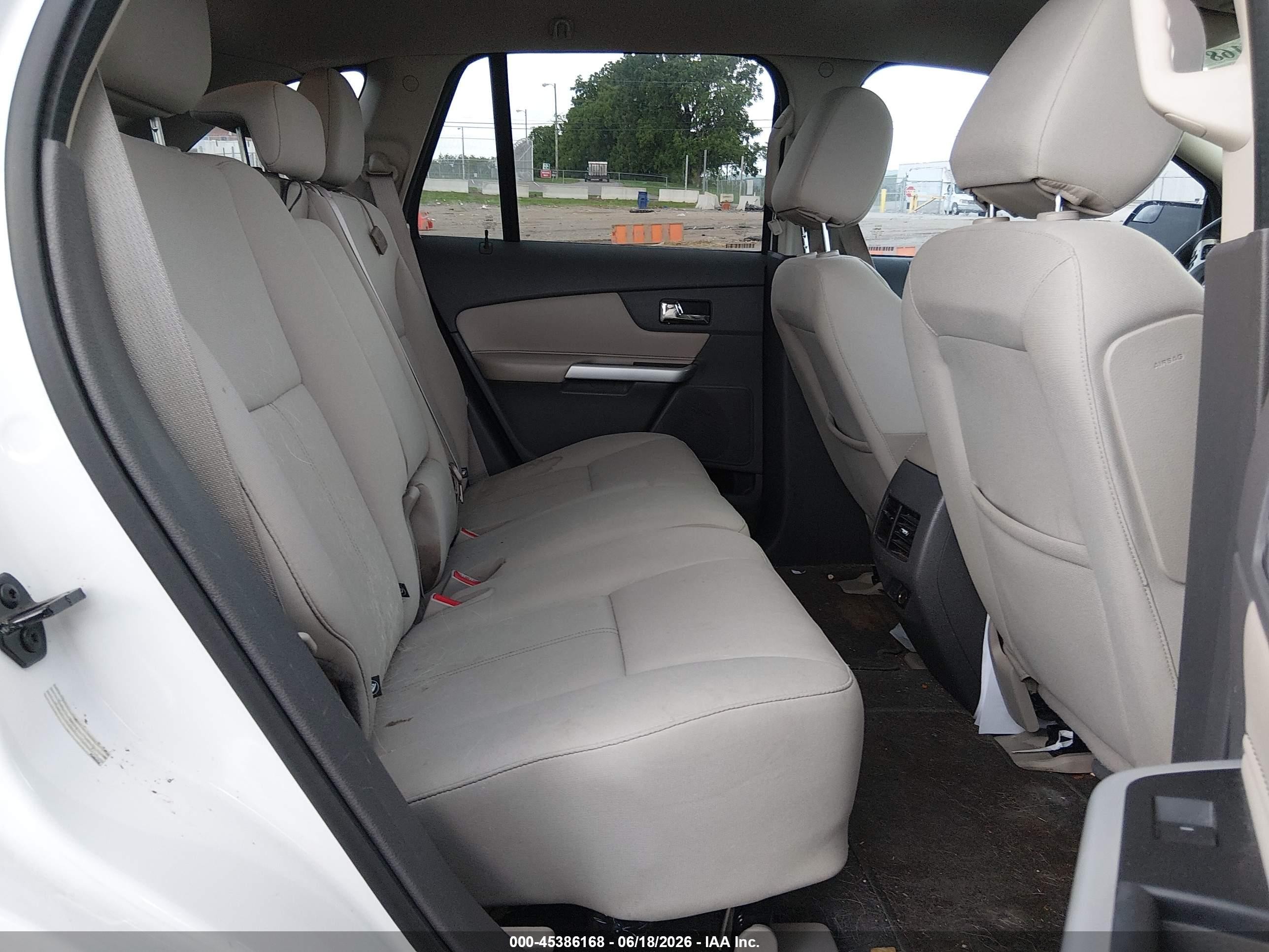 2014 Ford Edge Se White vin: 2FMDK3GC8EBA93963