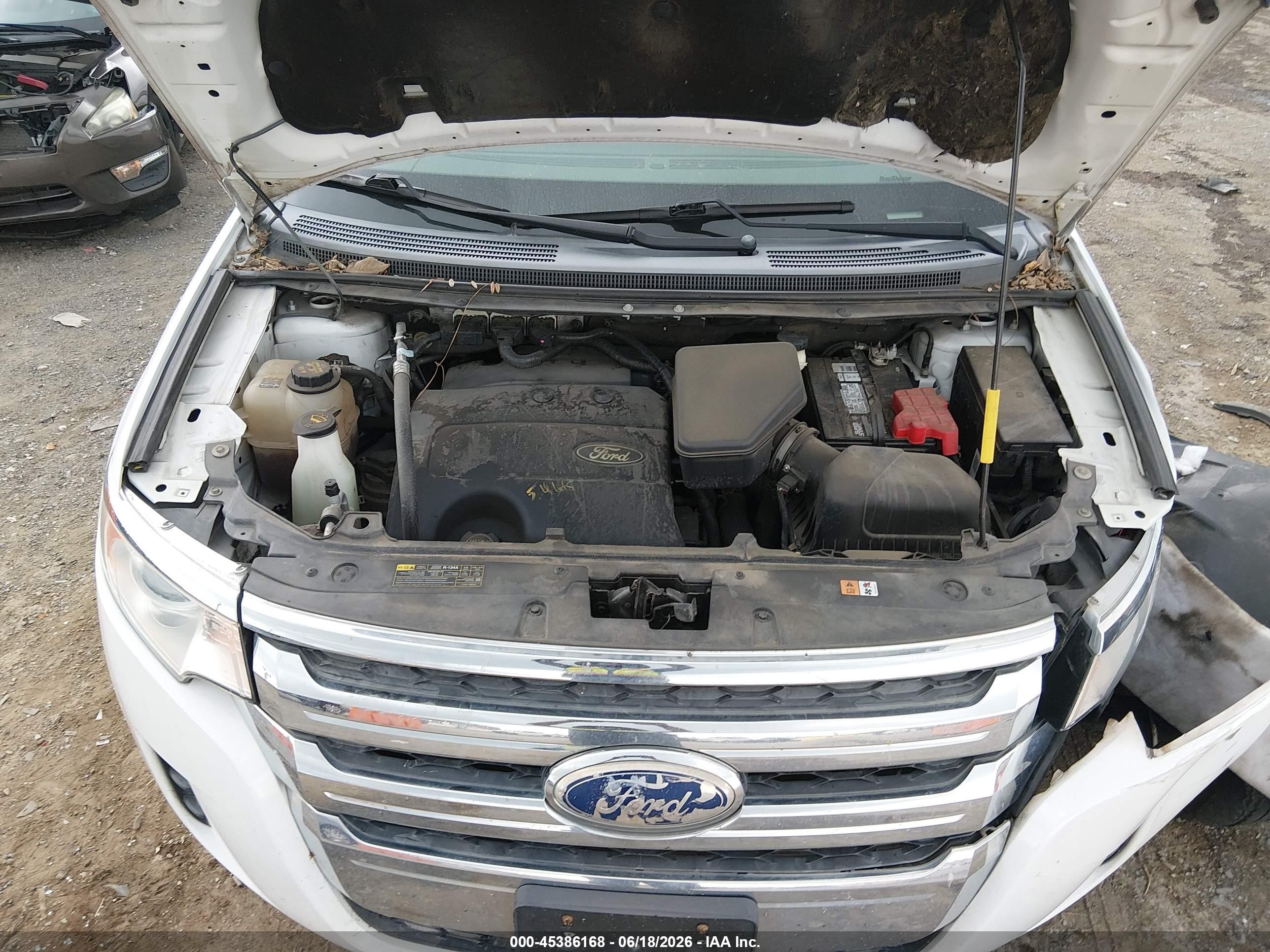 2014 Ford Edge Se White vin: 2FMDK3GC8EBA93963