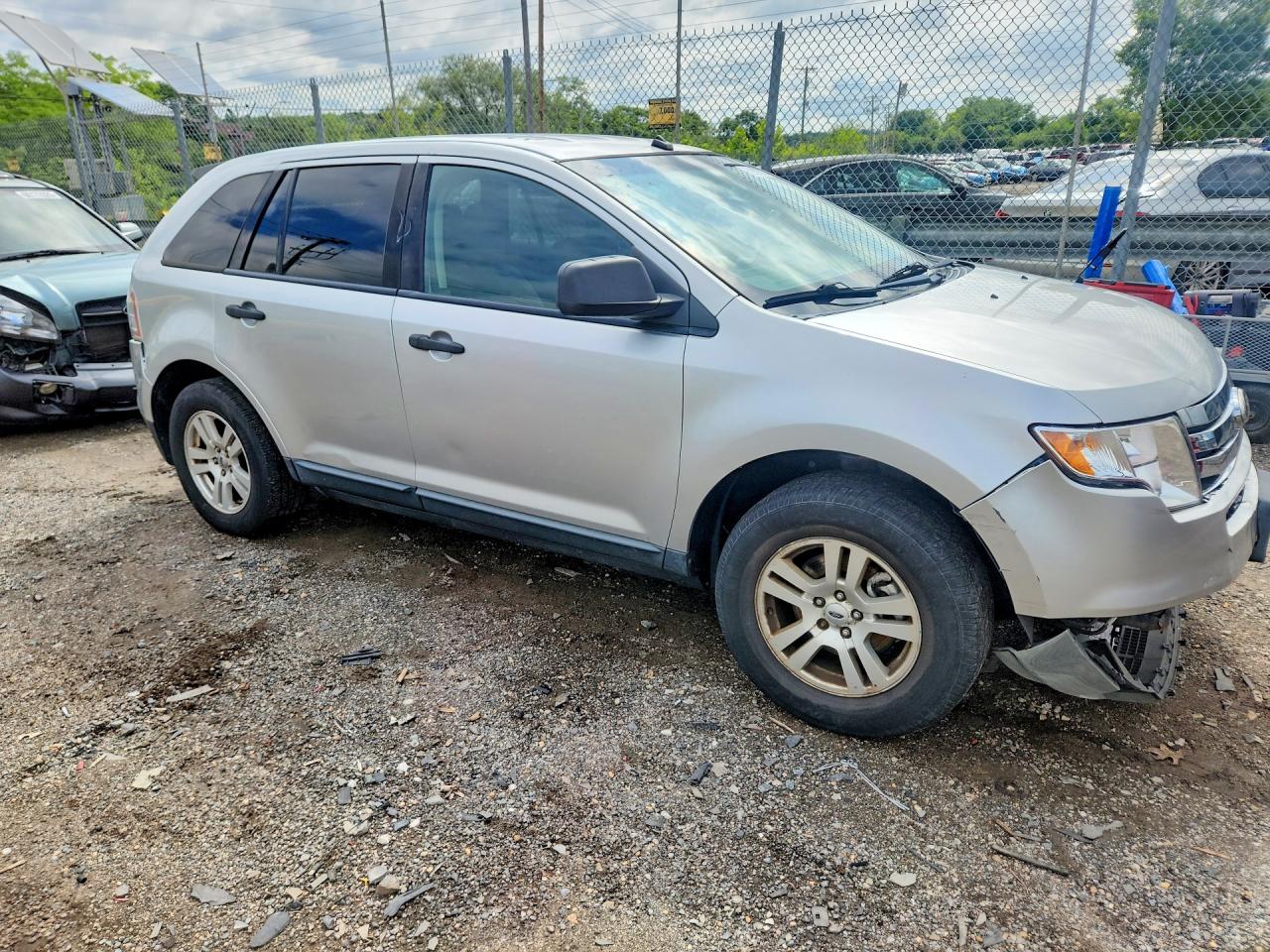 2010 Ford Edge Se Silver vin: 2FMDK3GC9ABA06324