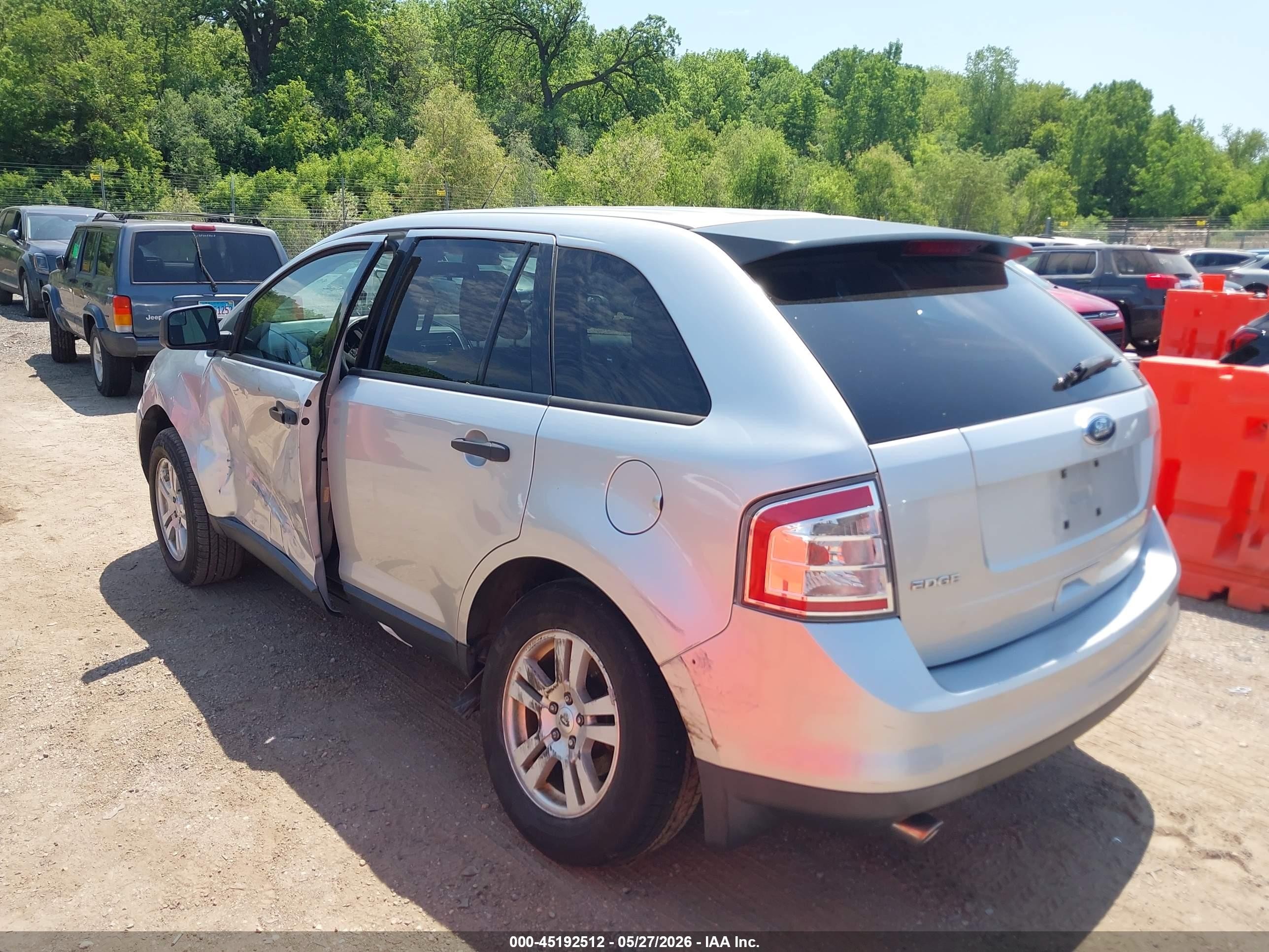 2010 Ford Edge Se Silver vin: 2FMDK3GC9ABA41574