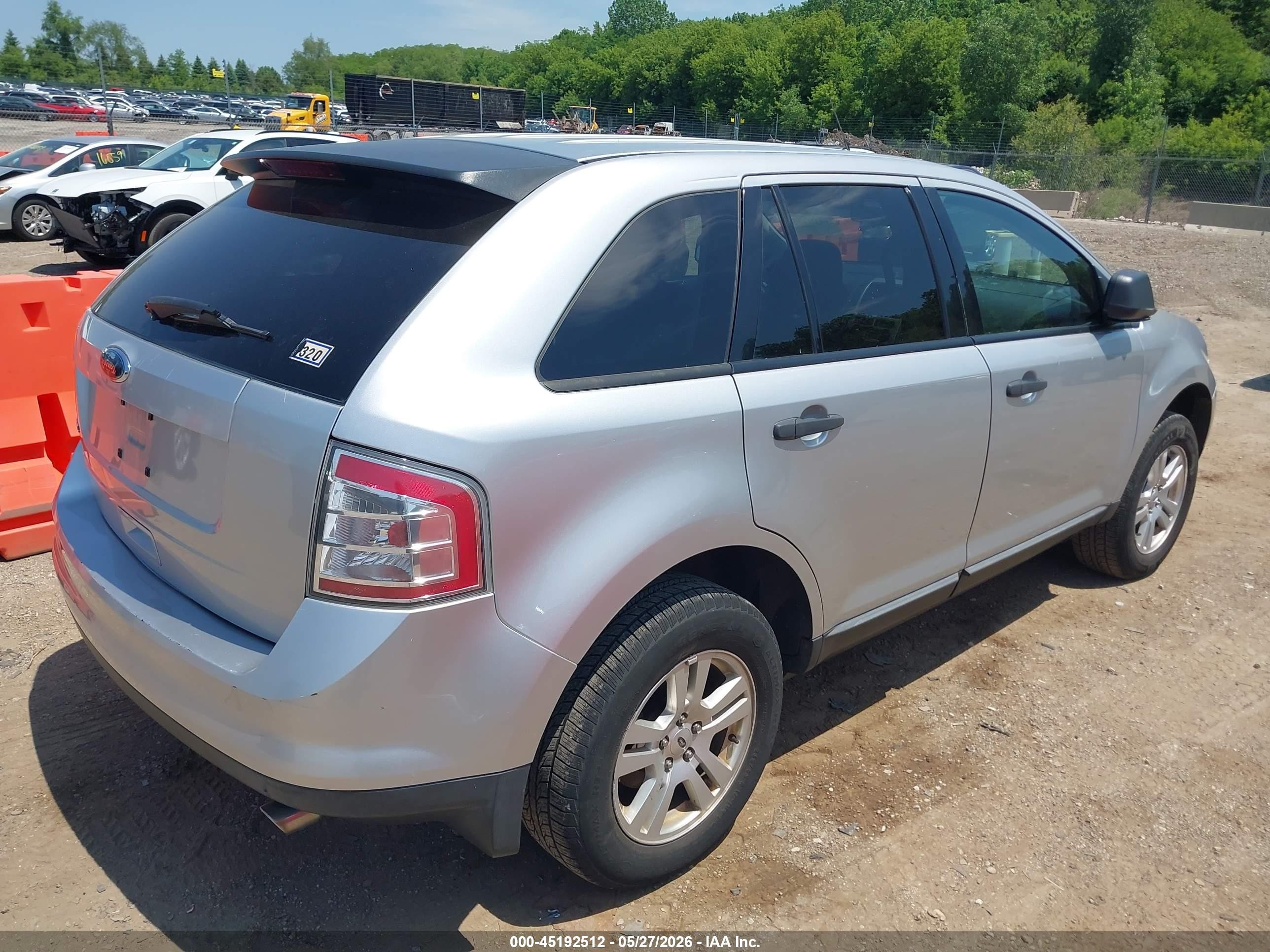 2010 Ford Edge Se Silver vin: 2FMDK3GC9ABA41574