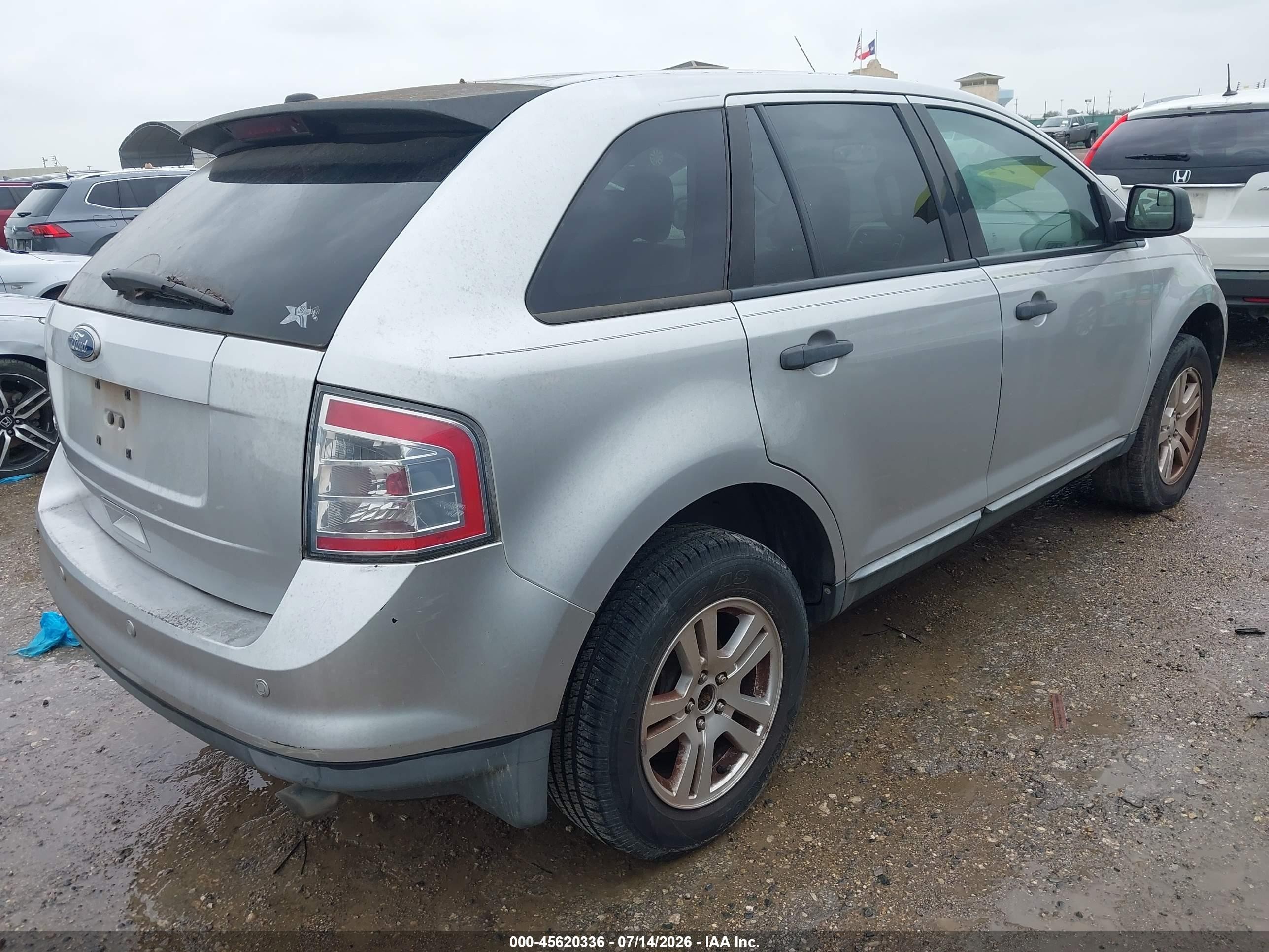 2010 Ford Edge Se Silver vin: 2FMDK3GC9ABB35308