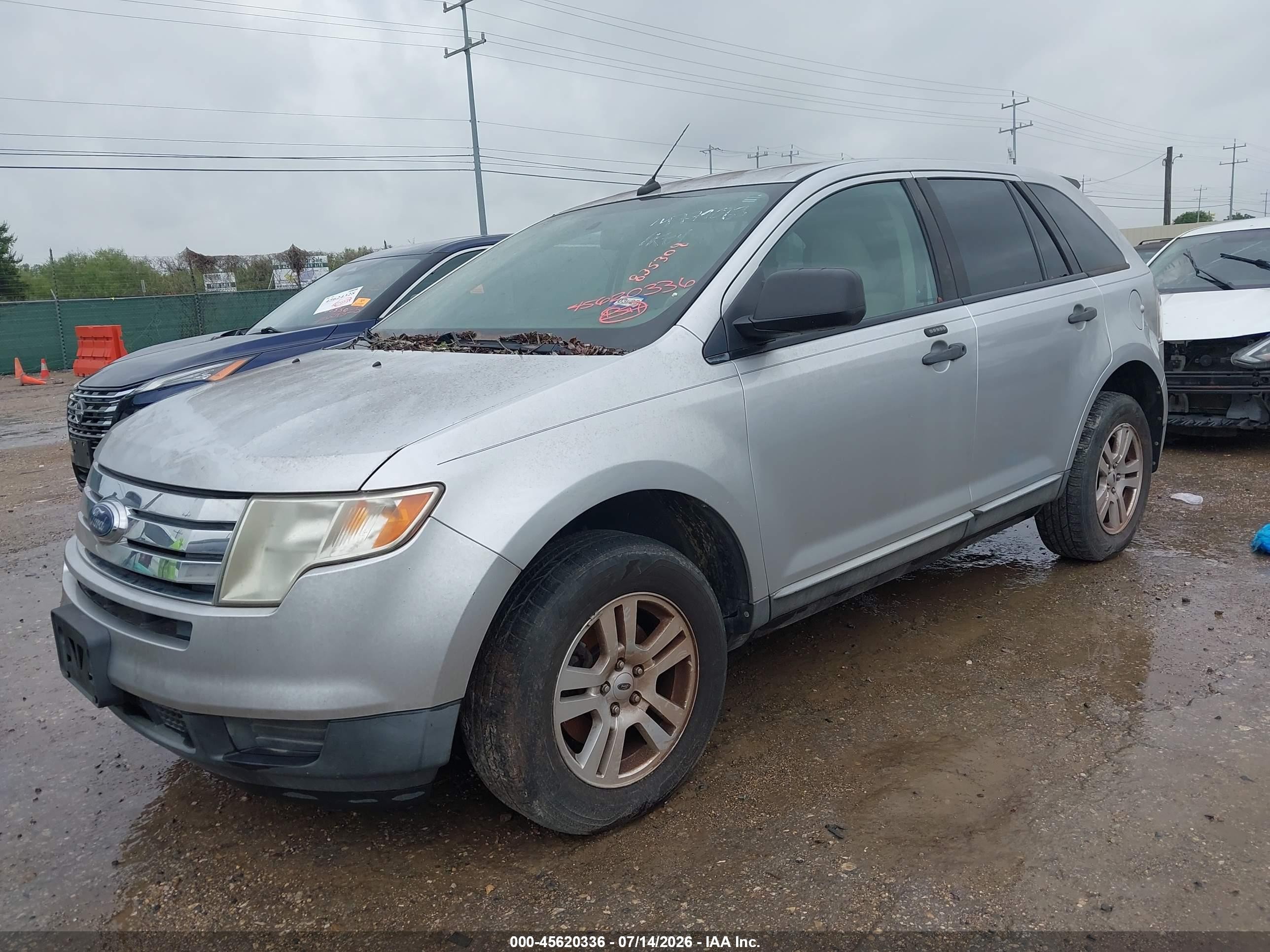 2010 Ford Edge Se Silver vin: 2FMDK3GC9ABB35308