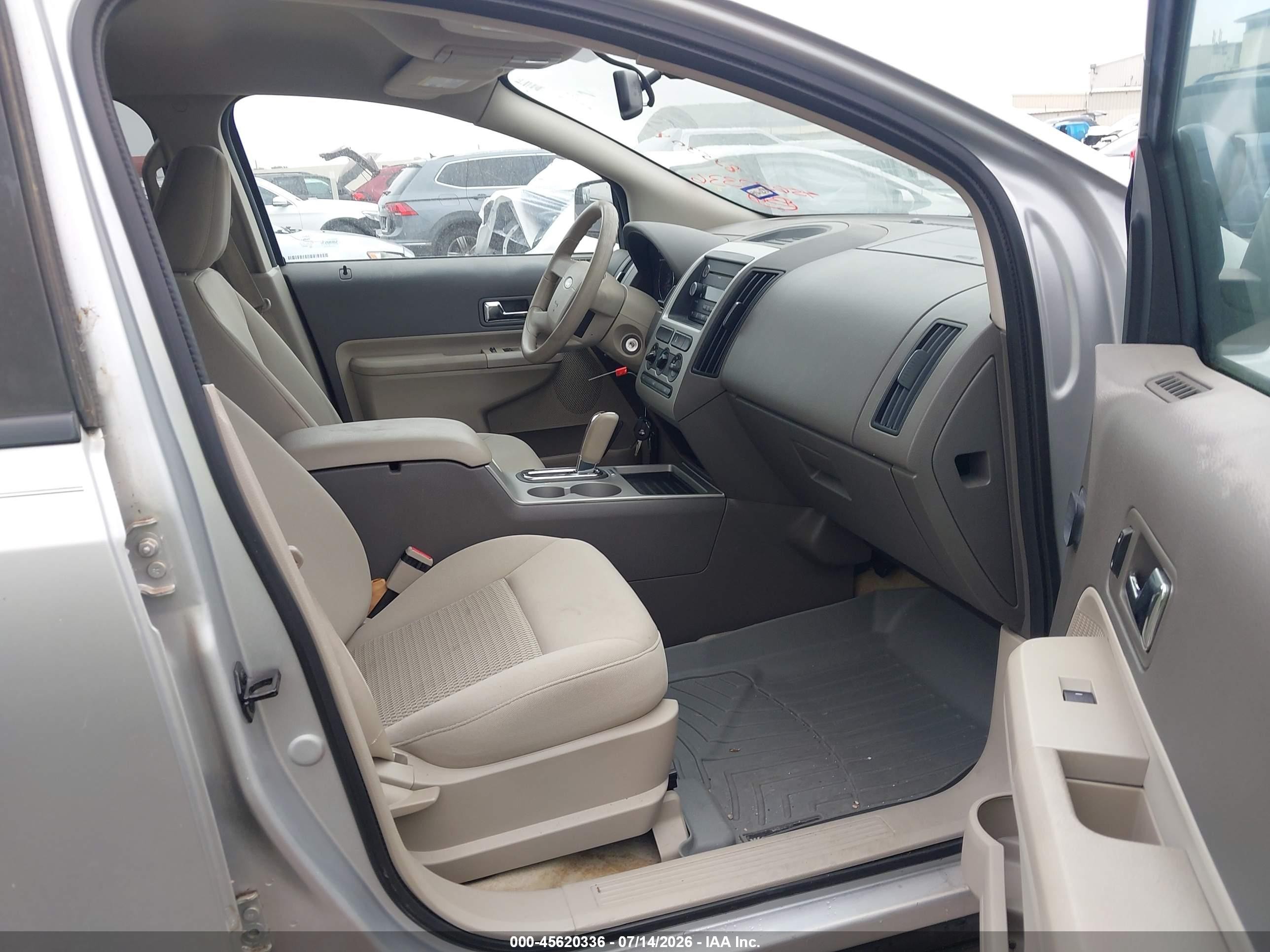 2010 Ford Edge Se Silver vin: 2FMDK3GC9ABB35308