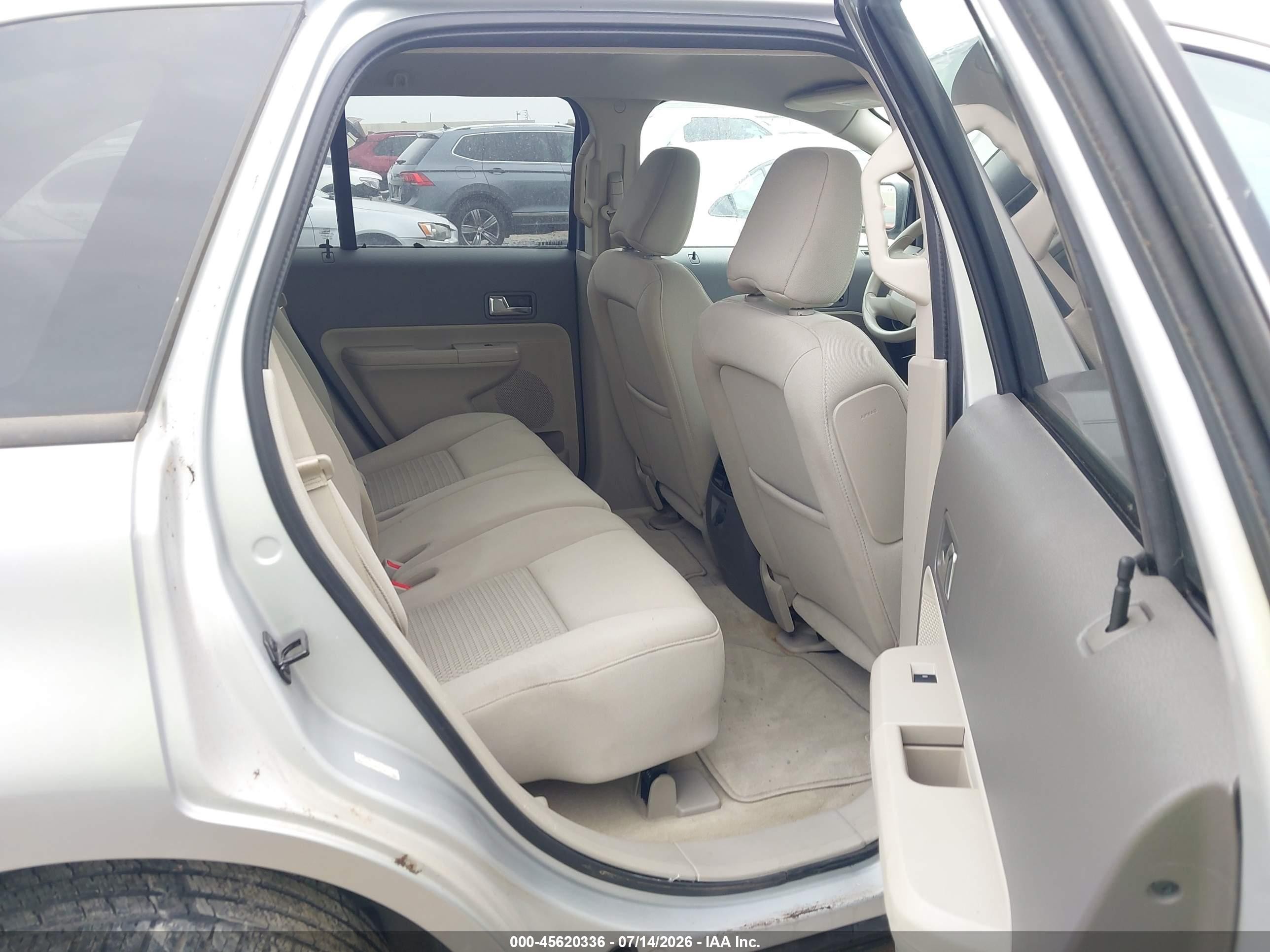 2010 Ford Edge Se Silver vin: 2FMDK3GC9ABB35308