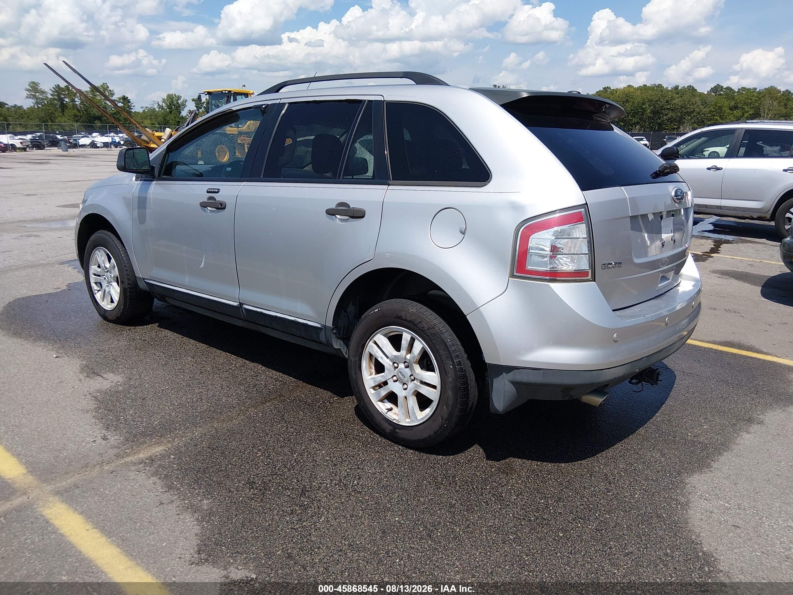 2010 Ford Edge Se Silver vin: 2FMDK3GC9ABB63254