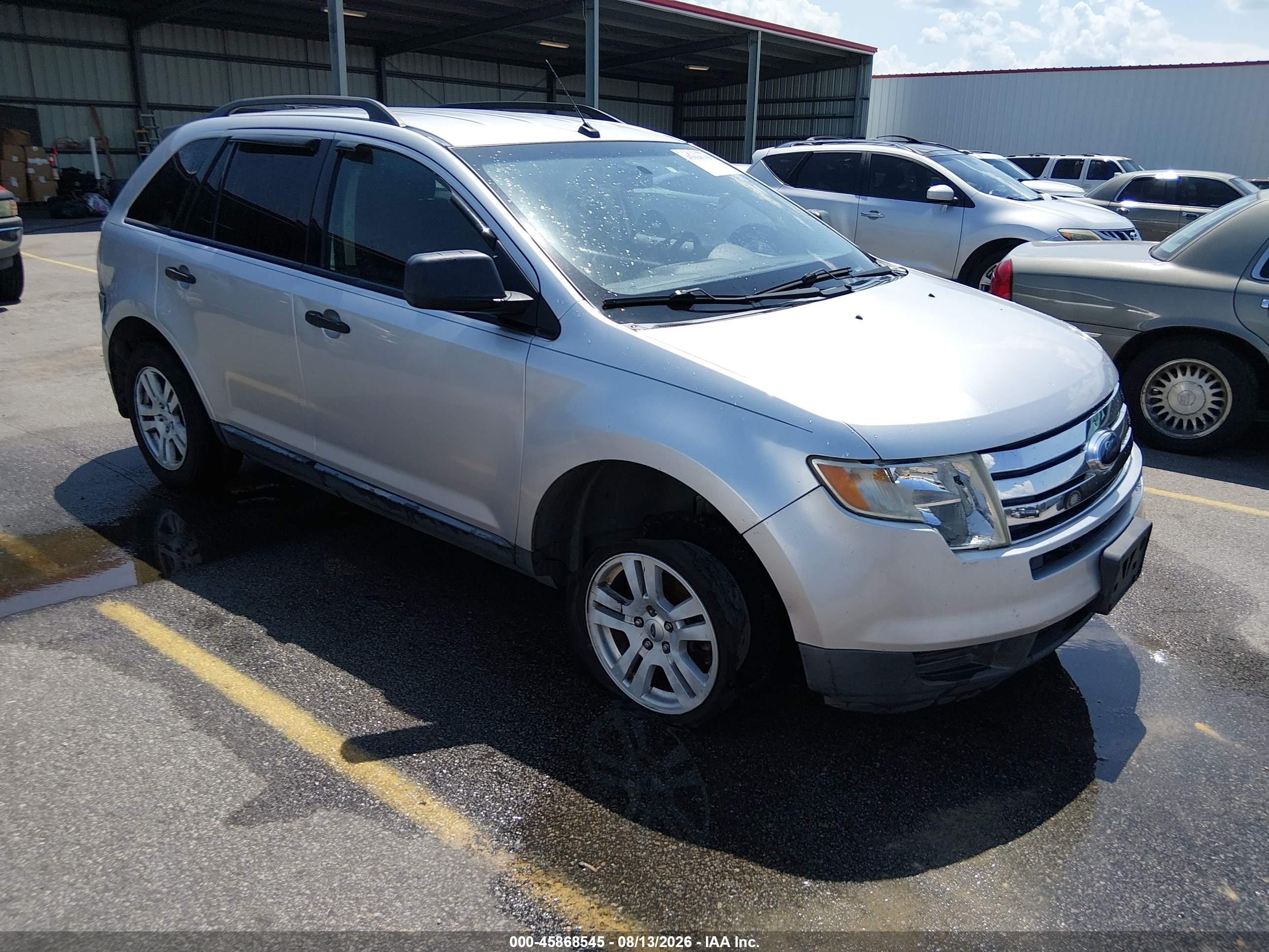 2010 Ford Edge Se Silver vin: 2FMDK3GC9ABB63254