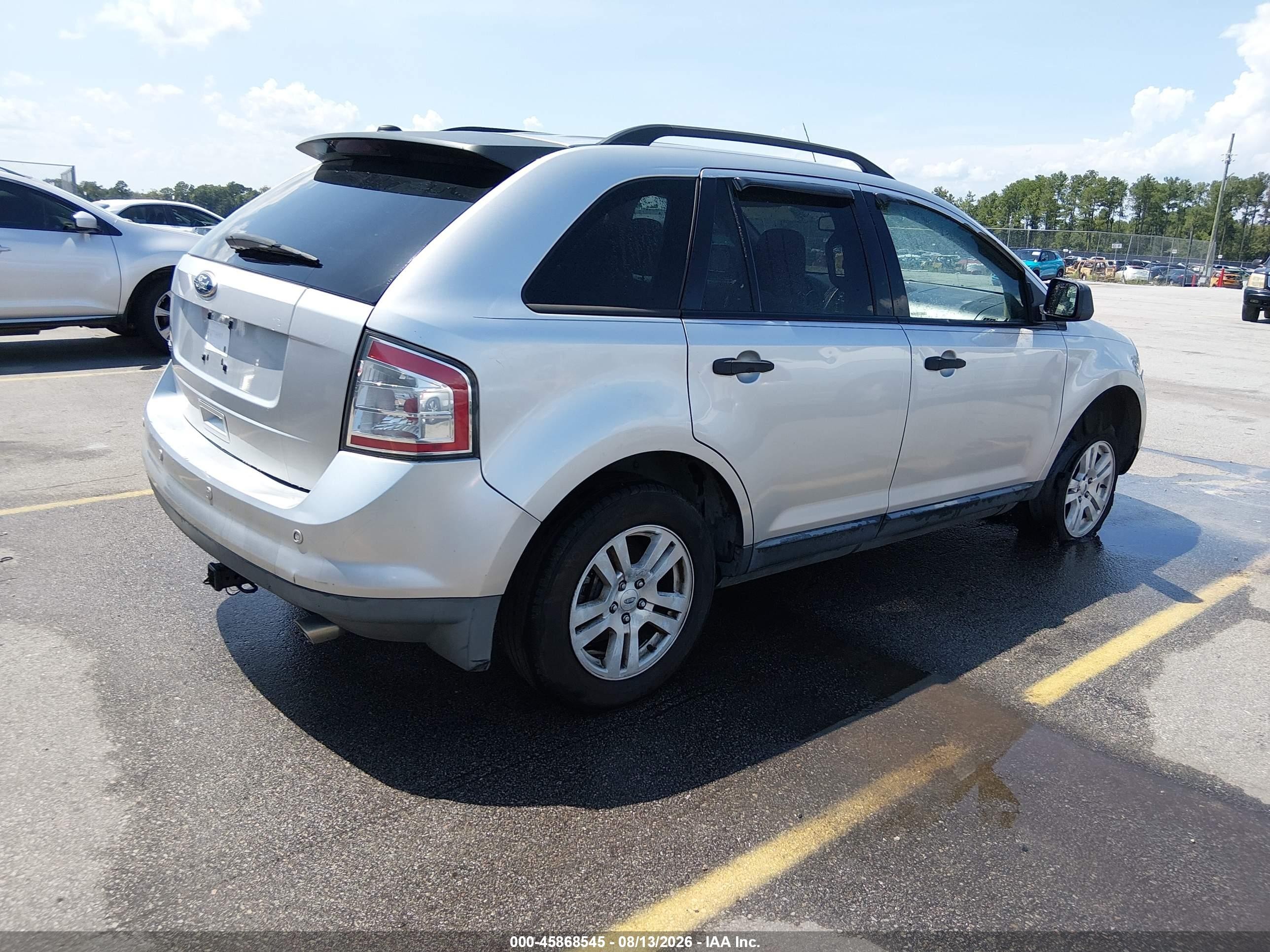 2010 Ford Edge Se Silver vin: 2FMDK3GC9ABB63254