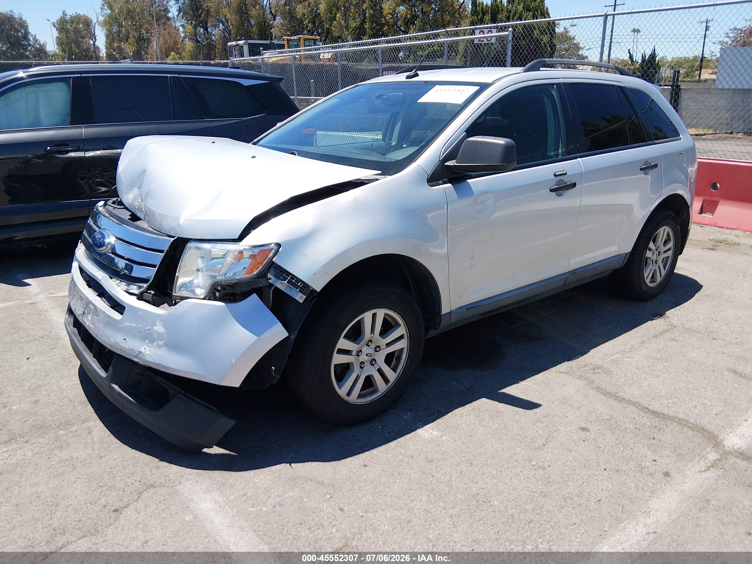 2010 Ford Edge Se Silver vin: 2FMDK3GC9ABB74867